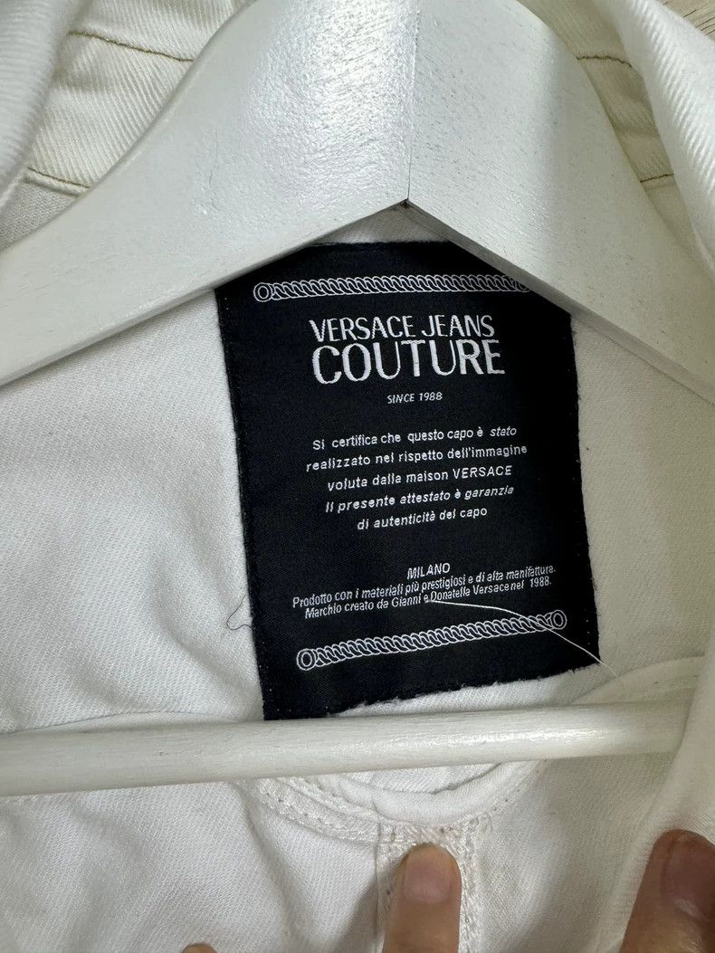 Versace Versace Gold buckle with white denim suit Size S / US 4 / IT 40 - 3 Thumbnail