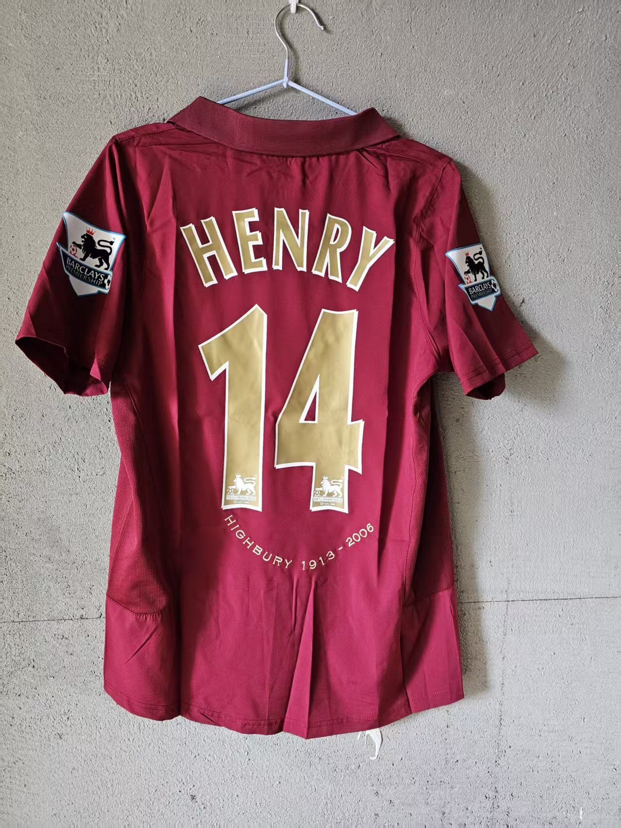 2005 2006 Arsenal #14 Thierry Henry Jersey