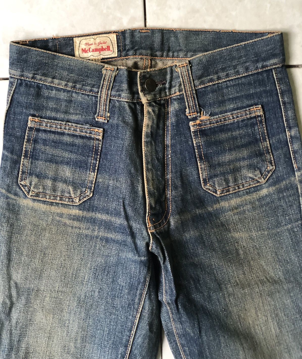 Designer × Japanese Brand × Vintage 🔥 Designer McCampbell Bootcut Denim Size US 28 / EU 44 - 4 Thumbnail