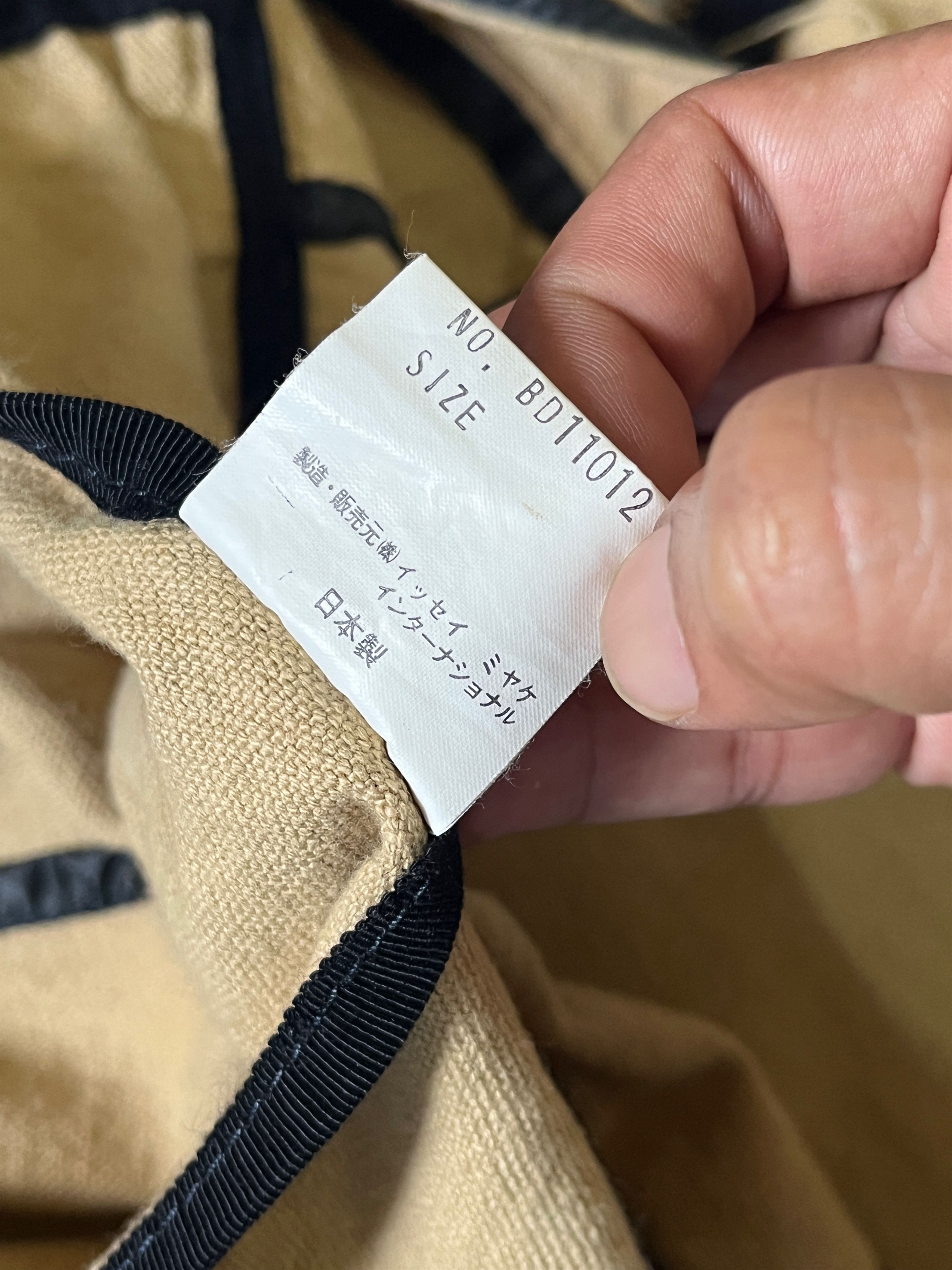 Issey Miyake RARE Issey Miyake Men Canvas Bag Size ONE SIZE - 13 Thumbnail