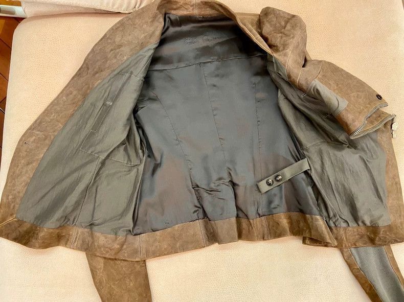 Rick Owens Sheepskin Leather Jacket-2505