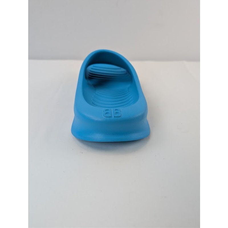 Balenciaga o1rshd1 Rubber Mold Slide Sandals in Blue 41 Size US 8 / EU 41 - 16 Thumbnail