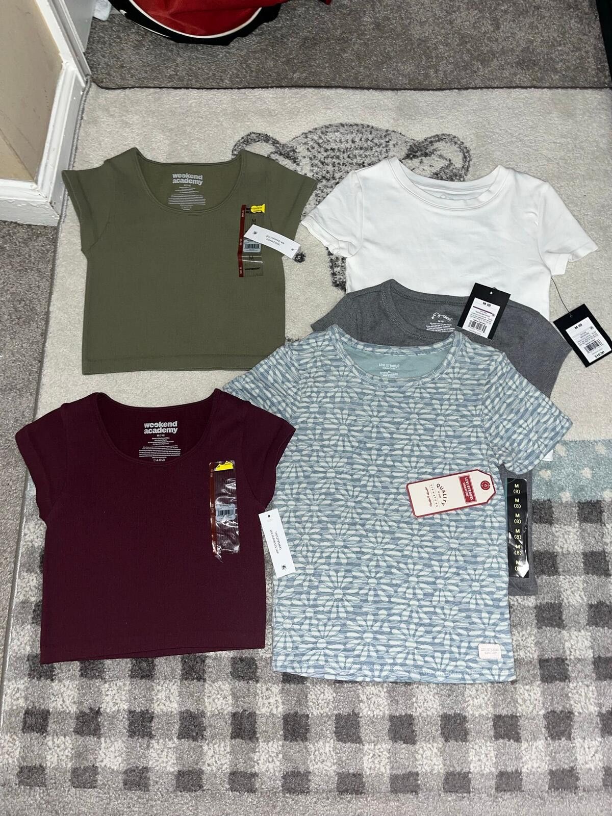 Other Girls Size 8 Shirt Bundle NWT Art Class Levi’s Reseller Lot Size ONE SIZE - 1 Thumbnail