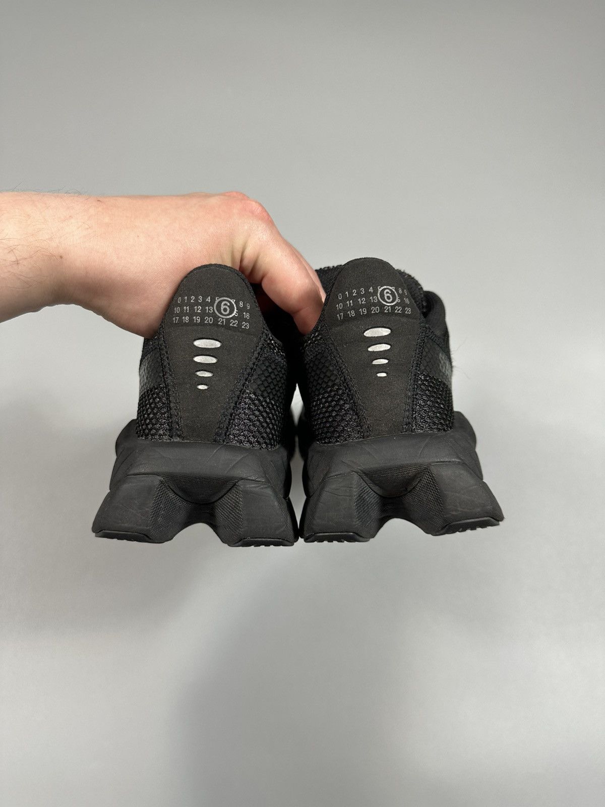 Maison Margiela × Salomon Maison Margiela MM6 x Salomon Spectur 2 Mesh Sneakers Black Size US 11.5 / EU 44-45 - 9 Thumbnail