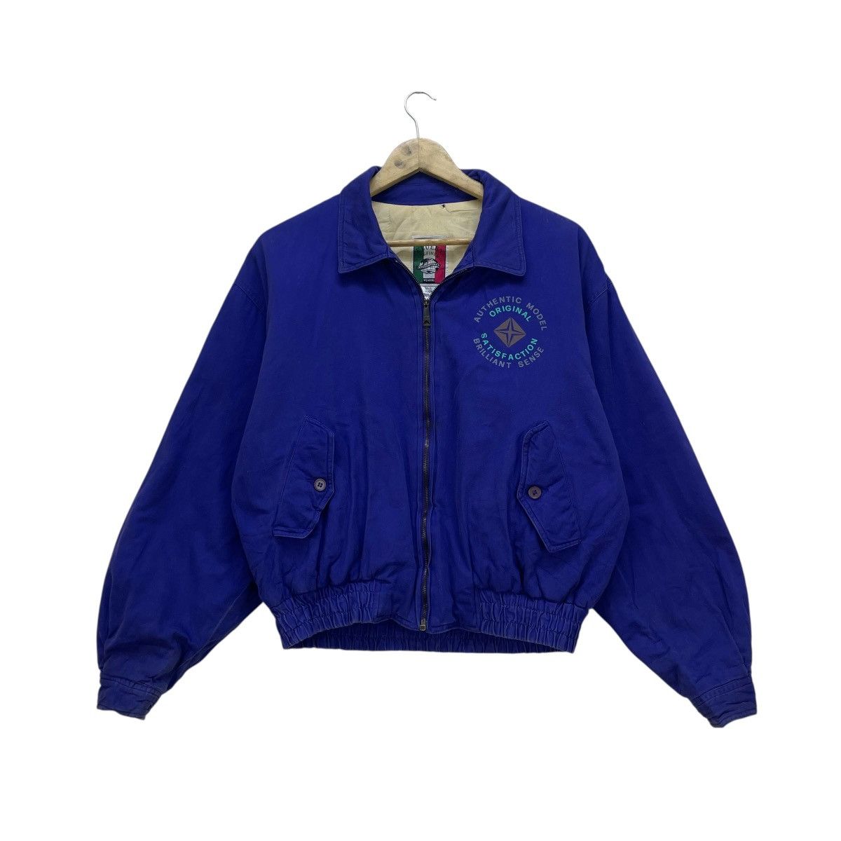 Japanese Brand × Vintage Japanese Brand Blueky Refined Bomber Jacket Size US M / EU 48-50 / 2 - 1 Thumbnail