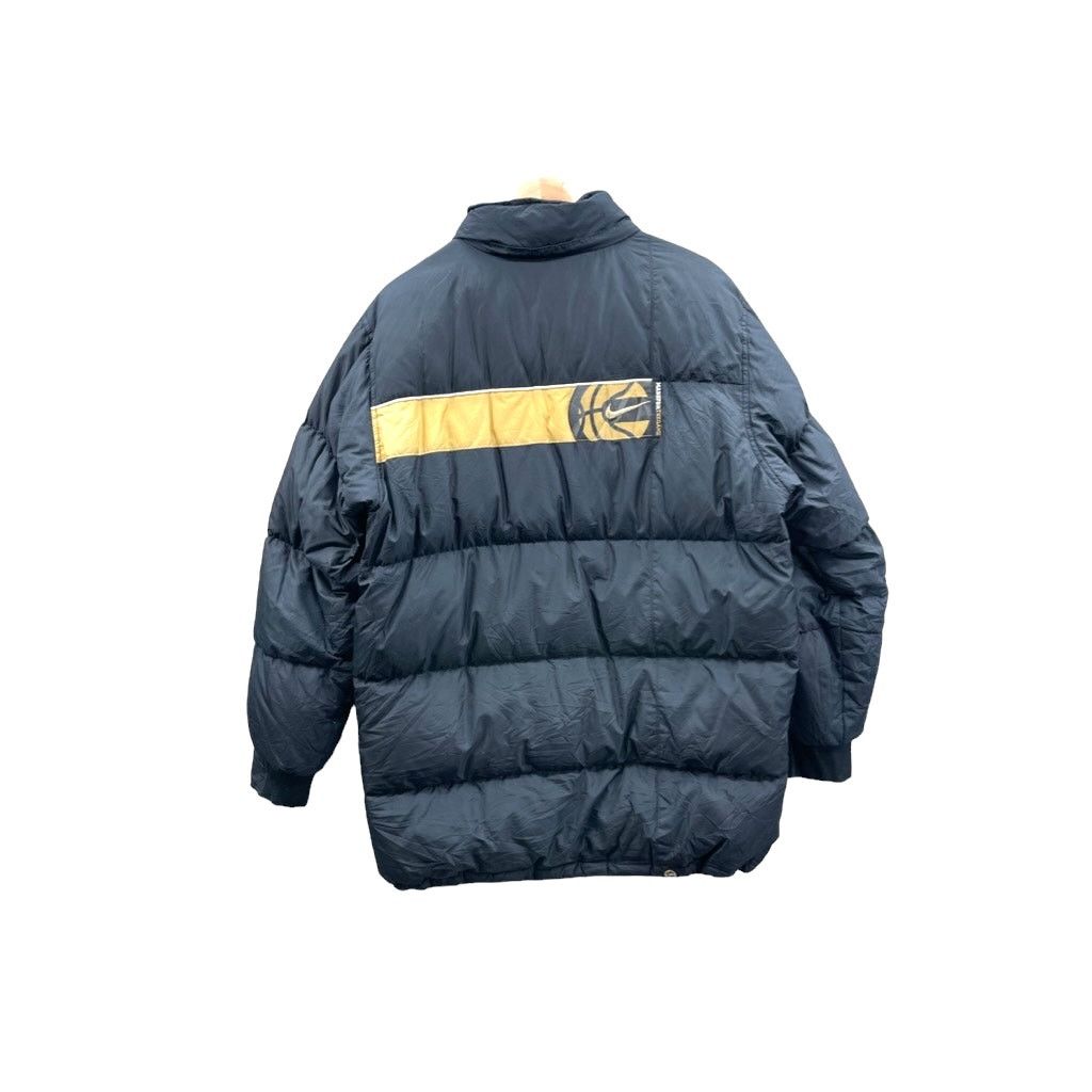 Nike × Vintage Vintage 2000's Nike Hoops Embroidered Down Puffer Jacket Size US L / EU 52-54 / 3 - 2 Thumbnail