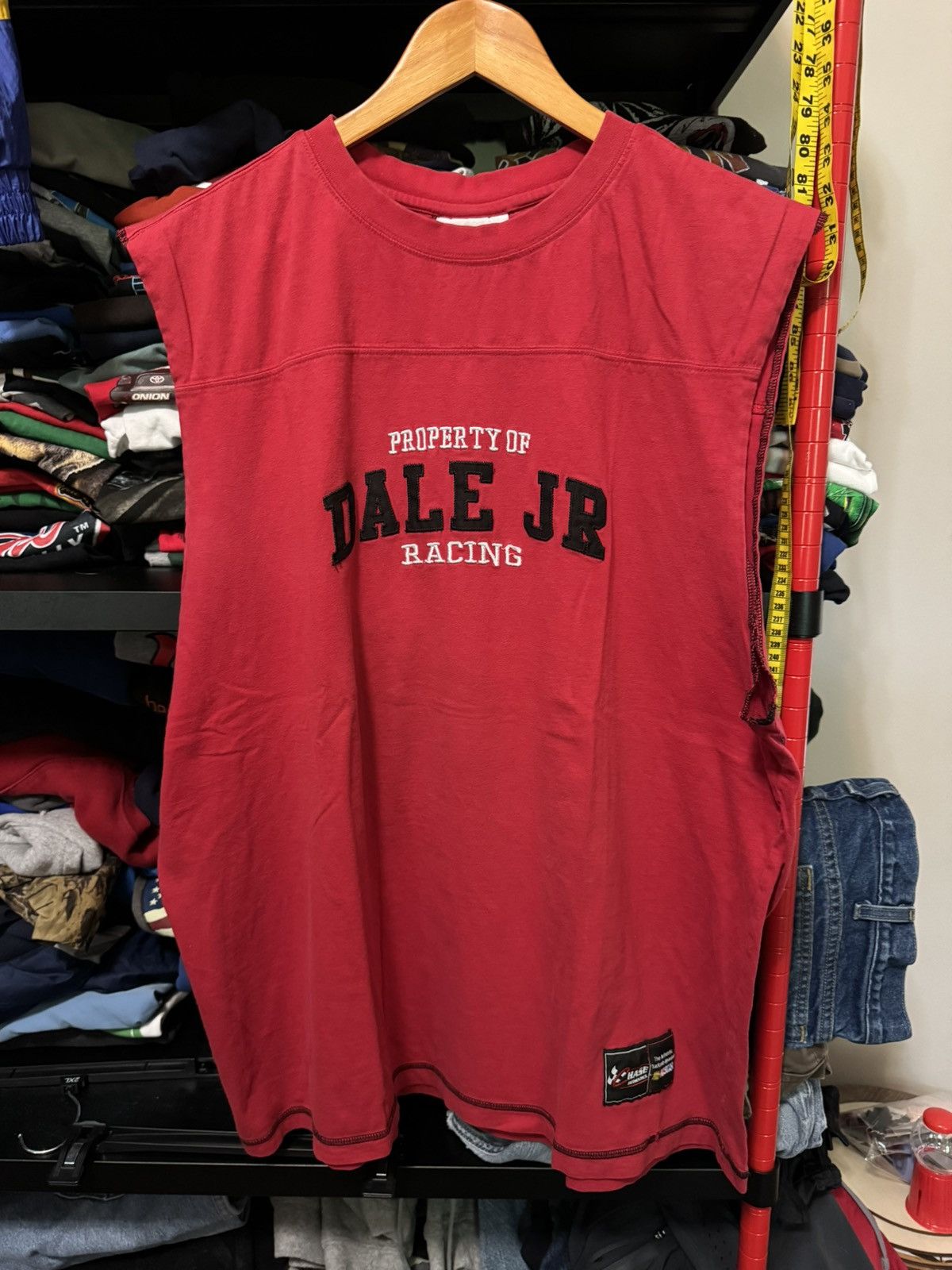 Chase Authentics × NASCAR × Vintage Vintage Dale Jr cut off T shirt Size US XXL / EU 58 / 5 - 1 Thumbnail