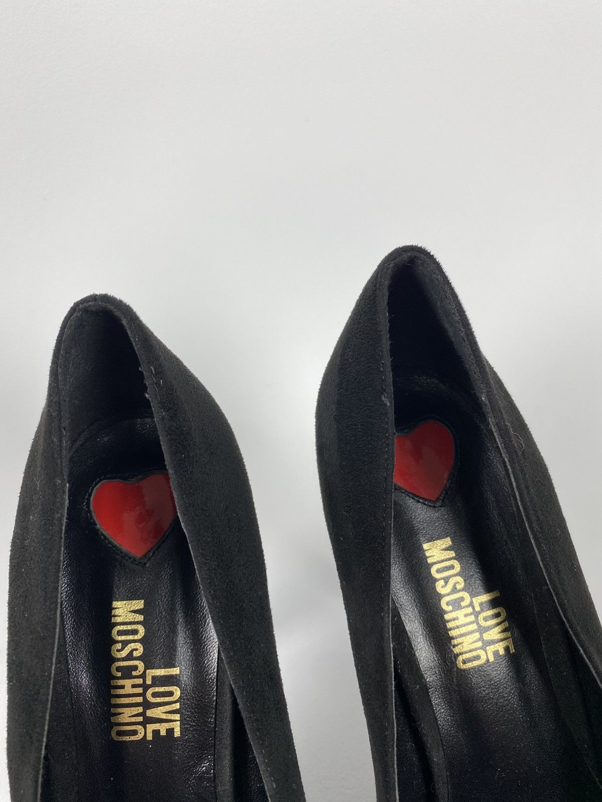 Love Moschino Love Moschino Suede Heels Bow Decorated size 39 Size US 9 / IT 39 - 6 Thumbnail