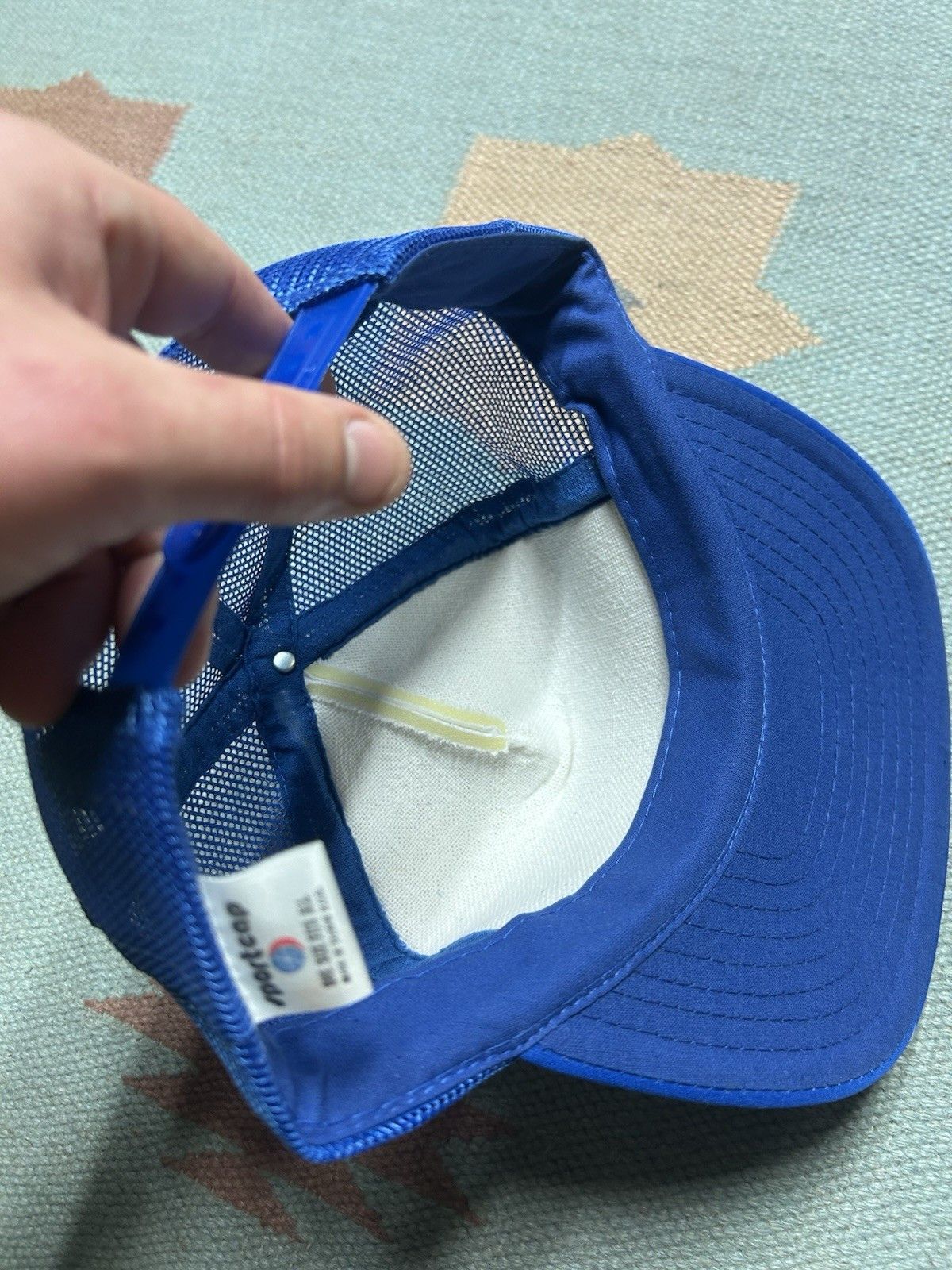 Vintage Vtg trucker hat Schlumberger industries Neptune water SLC Size ONE SIZE - 6 Thumbnail