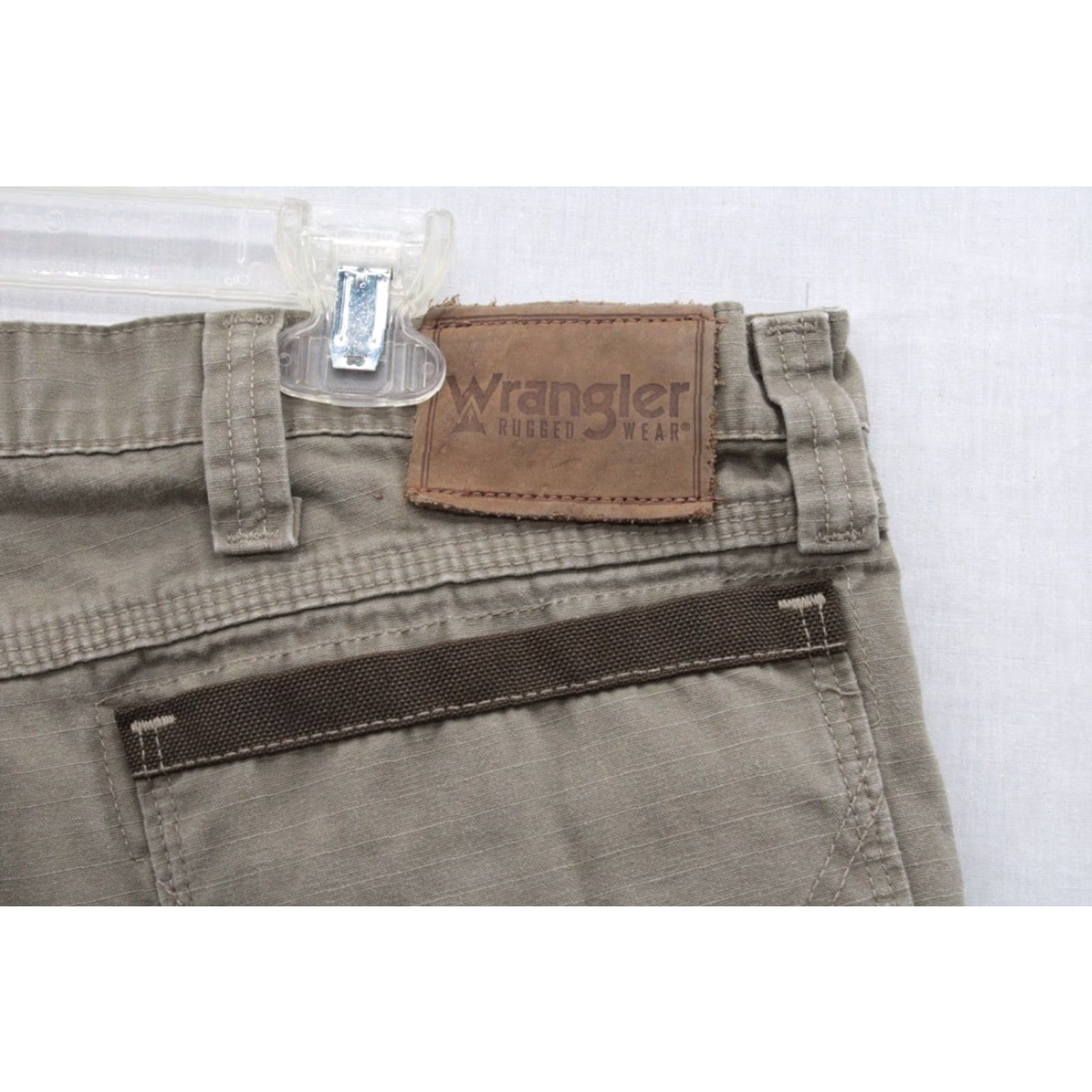 Wrangler Wrangler Rugged Wear Work Pants Men 42 x 28 Brown Rip Stop Baggie Leg Ranch Wear Pants Size US 42 / EU 58 - 7 Thumbnail