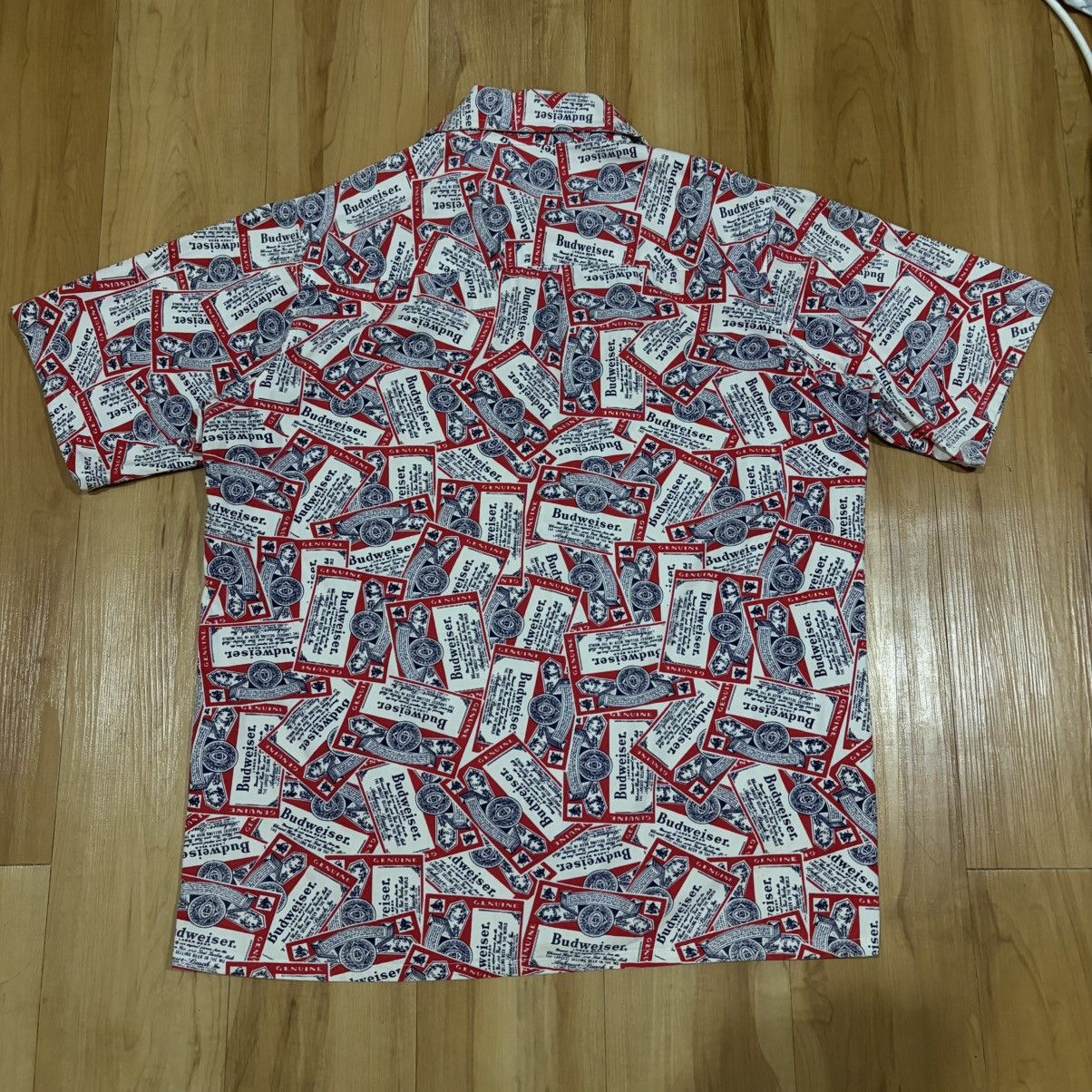 Budweiser Vintage budweiser all over print shirt Size US XL / EU 56 / 4 - 3 Thumbnail