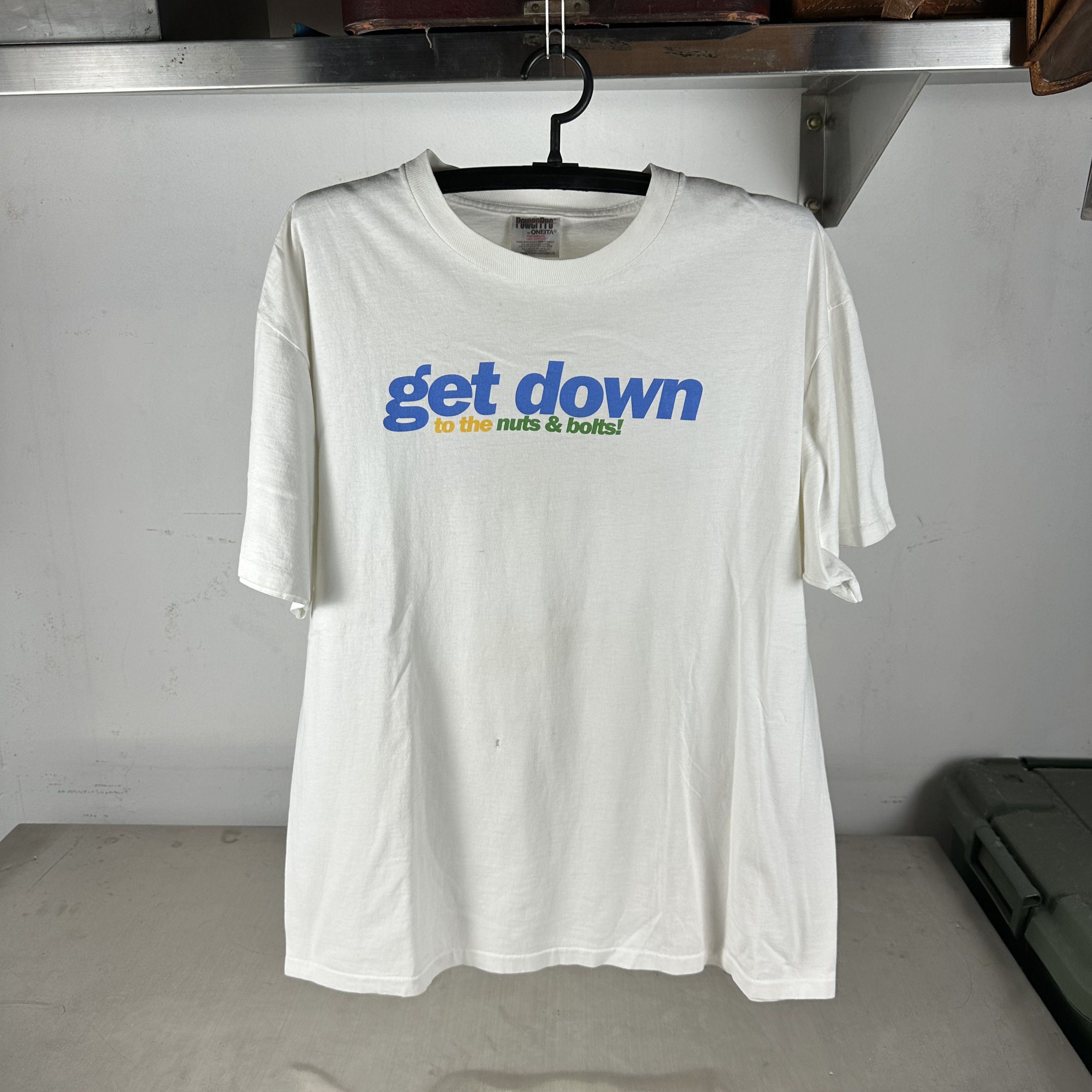 Vintage 90s Microsoft Computer Get Down to the Nuts & Bolts! T-Shirt Size US XL / EU 56 / 4 - 1 Thumbnail