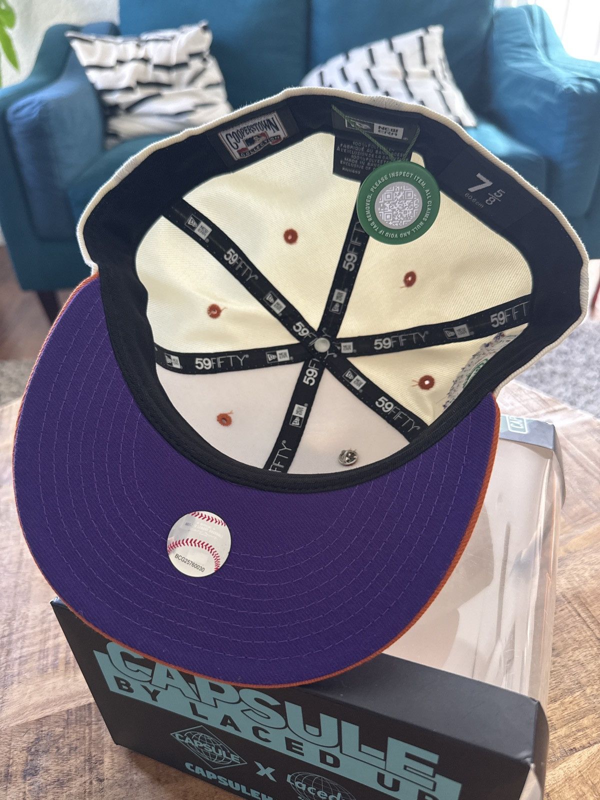 Capsule 7 5/8 Capsule Chicago Cubs Chrome 1990 All Star Game Fitted Size ONE SIZE - 5 Thumbnail