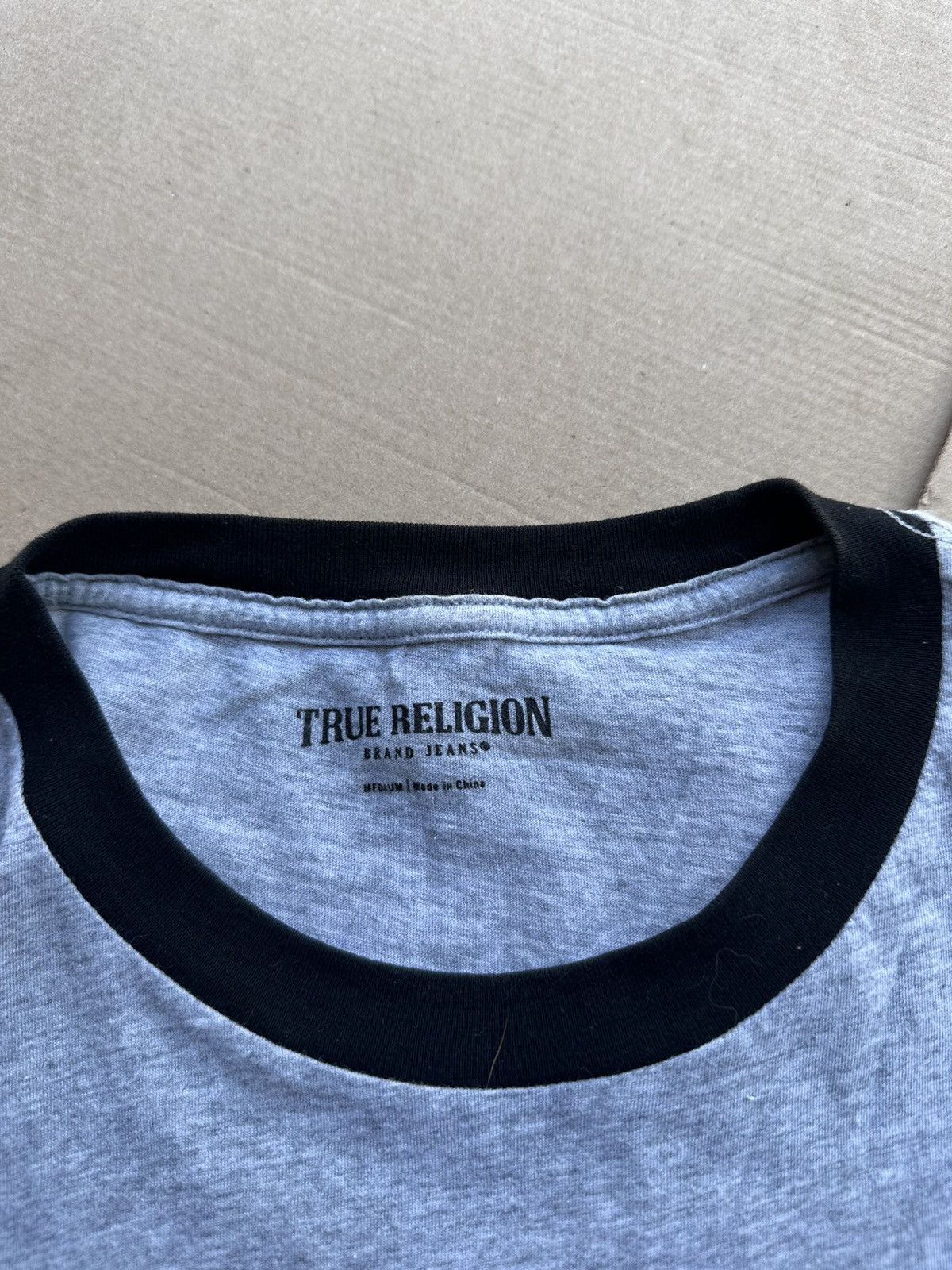 True Religion × Vintage True Religion T-Shirt Y2K Big Logo Hype SK8 90s Size US M / EU 48-50 / 2 - 8 Thumbnail
