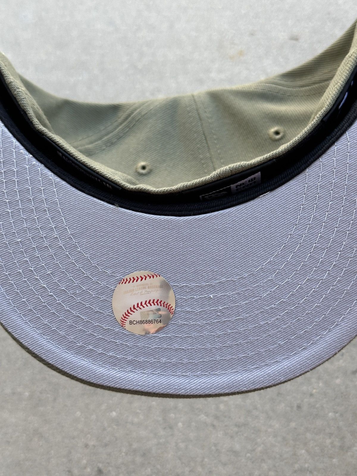 MLB × MyFitteds × New Era Houston Astros Light Beau Geste Script Fitted Hat 7 1/4 Size ONE SIZE - 3 Thumbnail