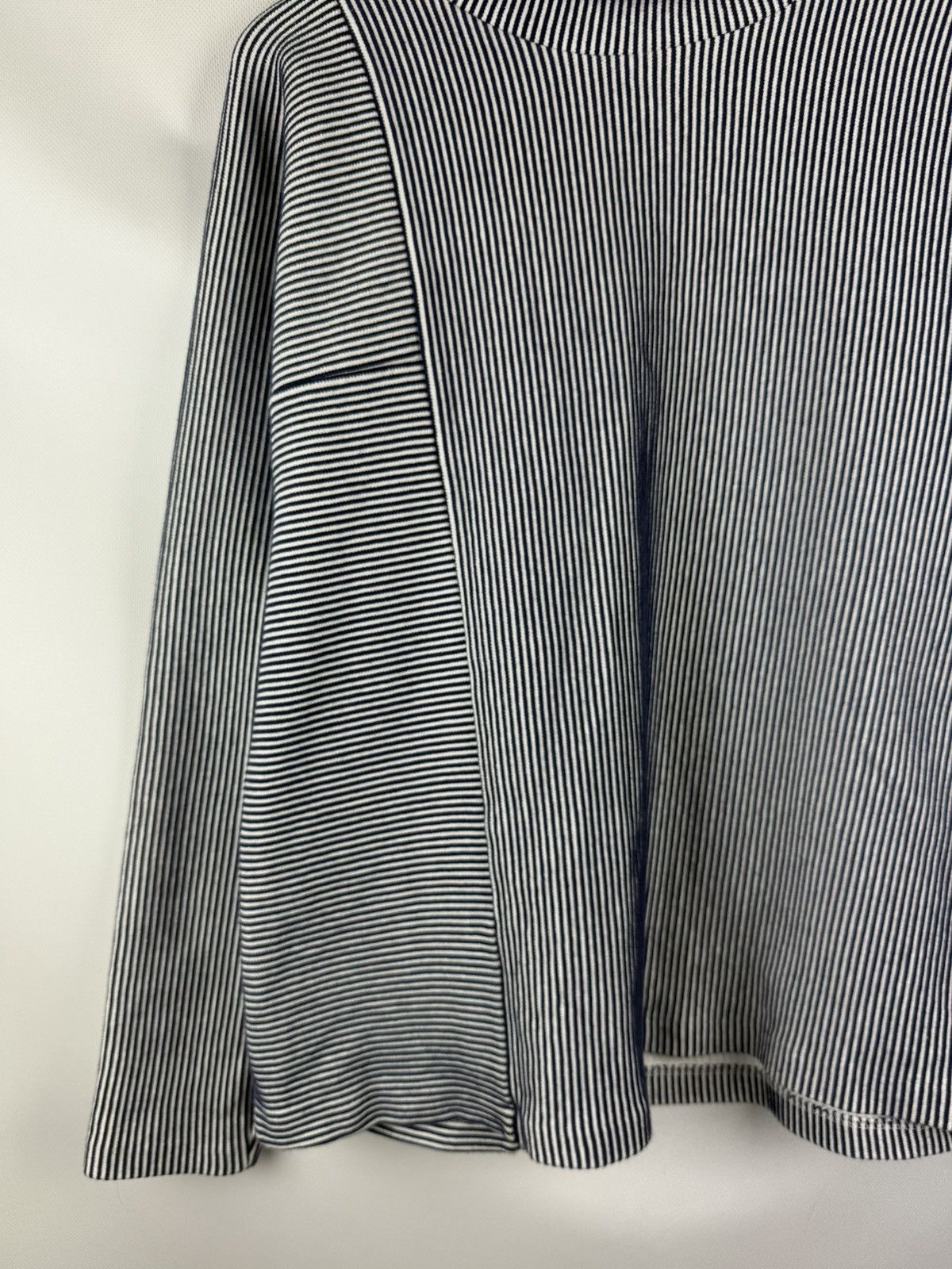 Cos Cos Avant-garde Striped High Neck Cotton Sweater Pullover Size S / US 4 / IT 40 - 7 Thumbnail