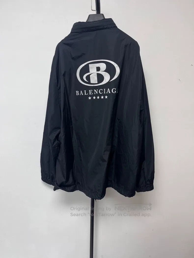 Balenciaga Balenciaga Letter Pattern Loose Collar Long Sleeve Logo Ja Size US XS / EU 42 / 0 - 1 Thumbnail
