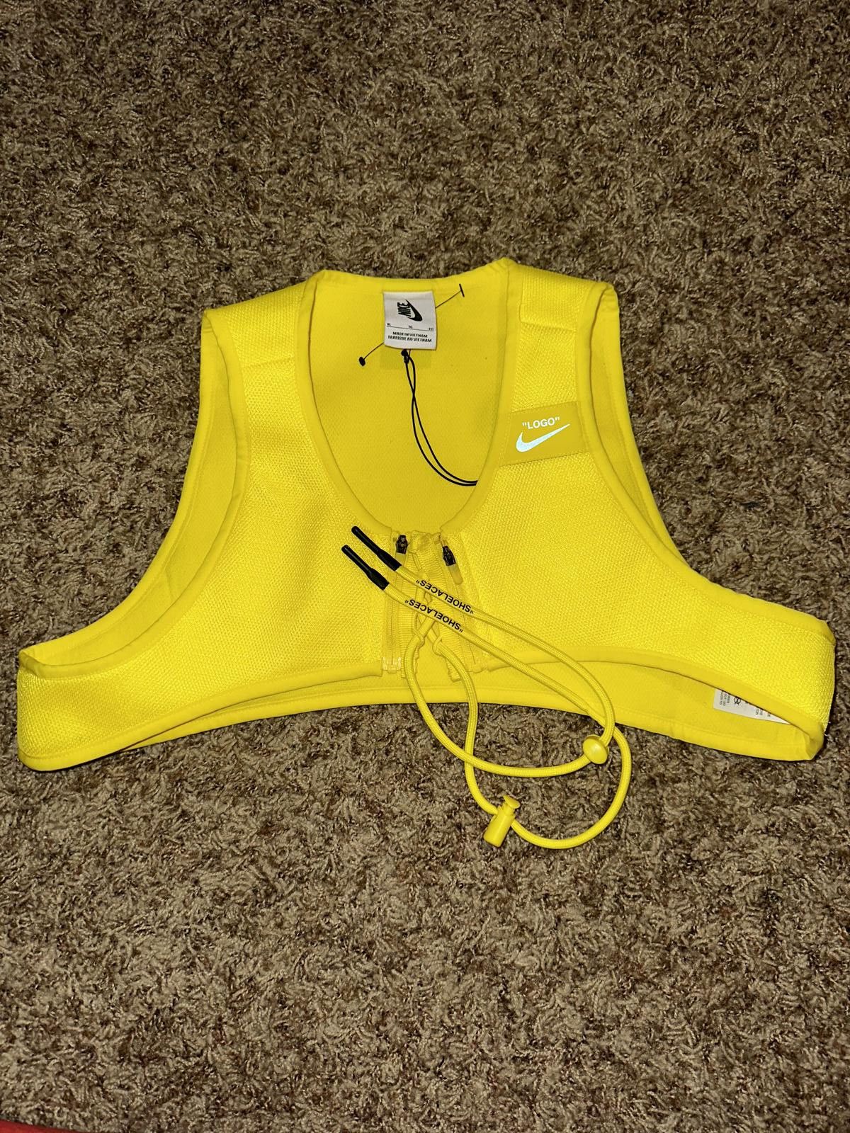 Nike Nike x Off-White NRG X Cross Bib Vest 'Opti Yellow' Size ONE SIZE - 1 Thumbnail