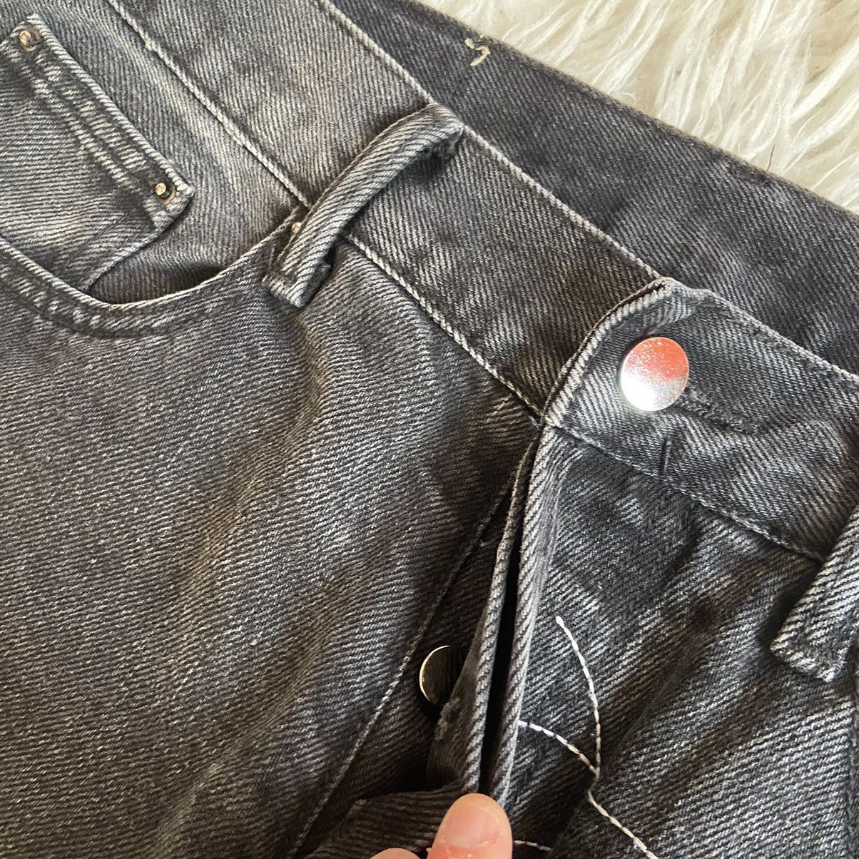 MNML 📌 Crazy MNML Spider Web Y2K Denim Jeans Size US 32 / EU 48 - 10 Thumbnail