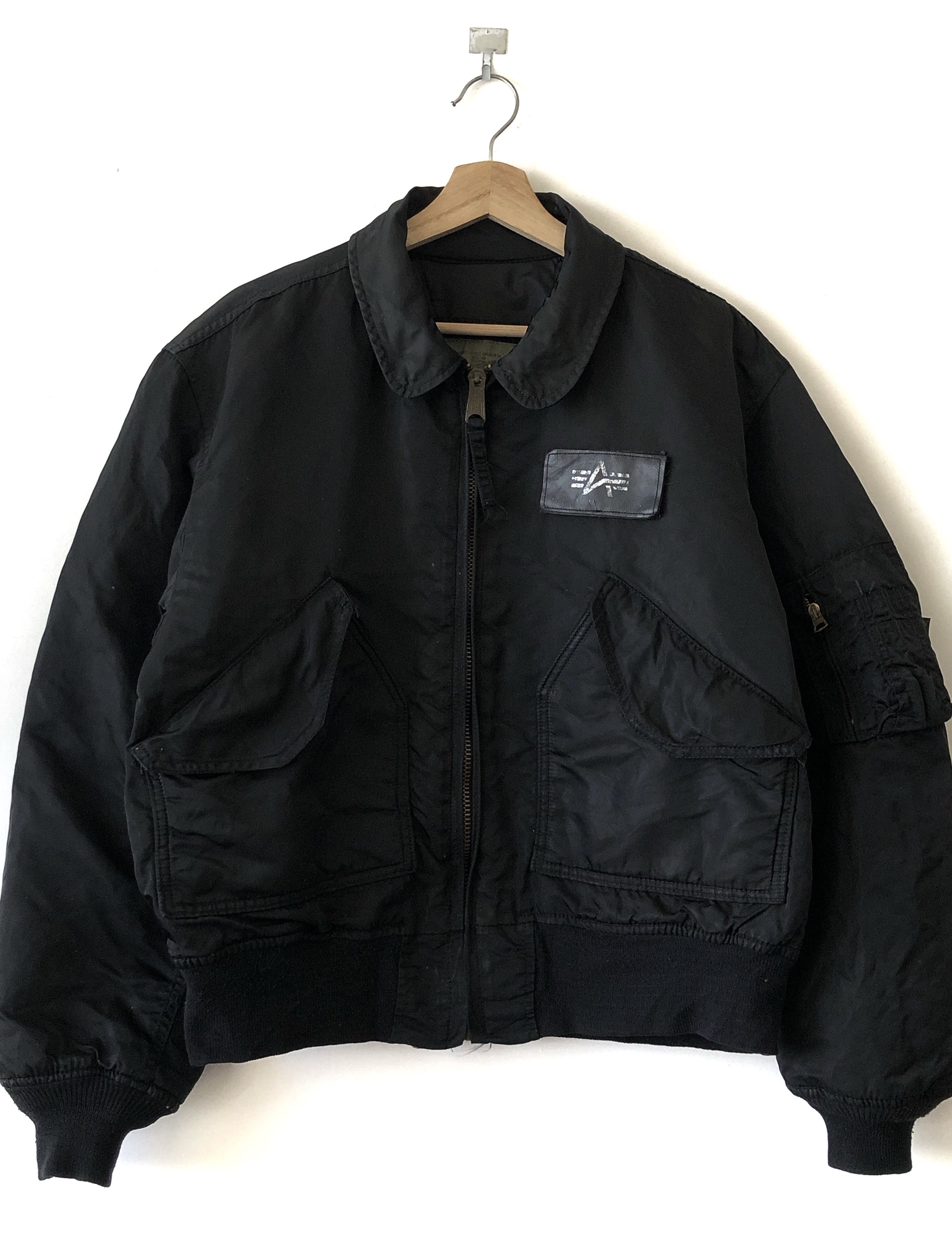 Alpha Industries VINTAGE ALPHA INDUSTRIES CWU-45/P FLIGHT JACKET IN LARGE Size US L / EU 52-54 / 3 - 4 Thumbnail