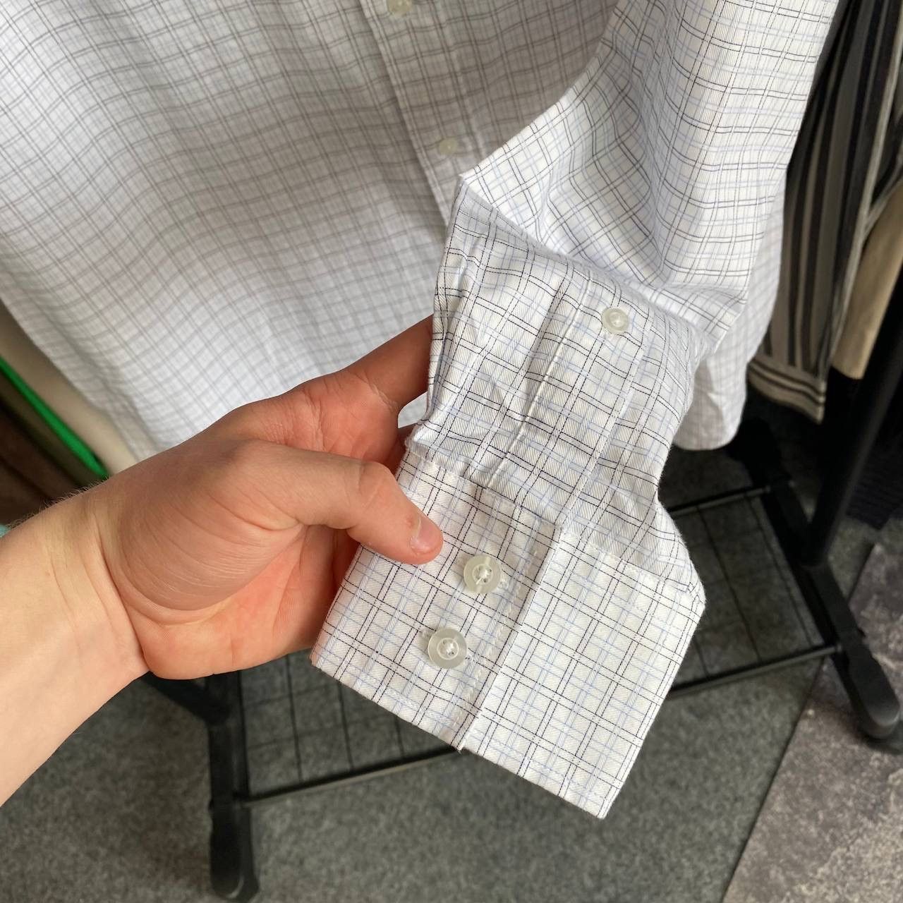 Vintage × Yves Saint Laurent Luxury Yves Saint Lauren small logo vintage designer shirt Size US L / EU 52-54 / 3 - 7 Thumbnail