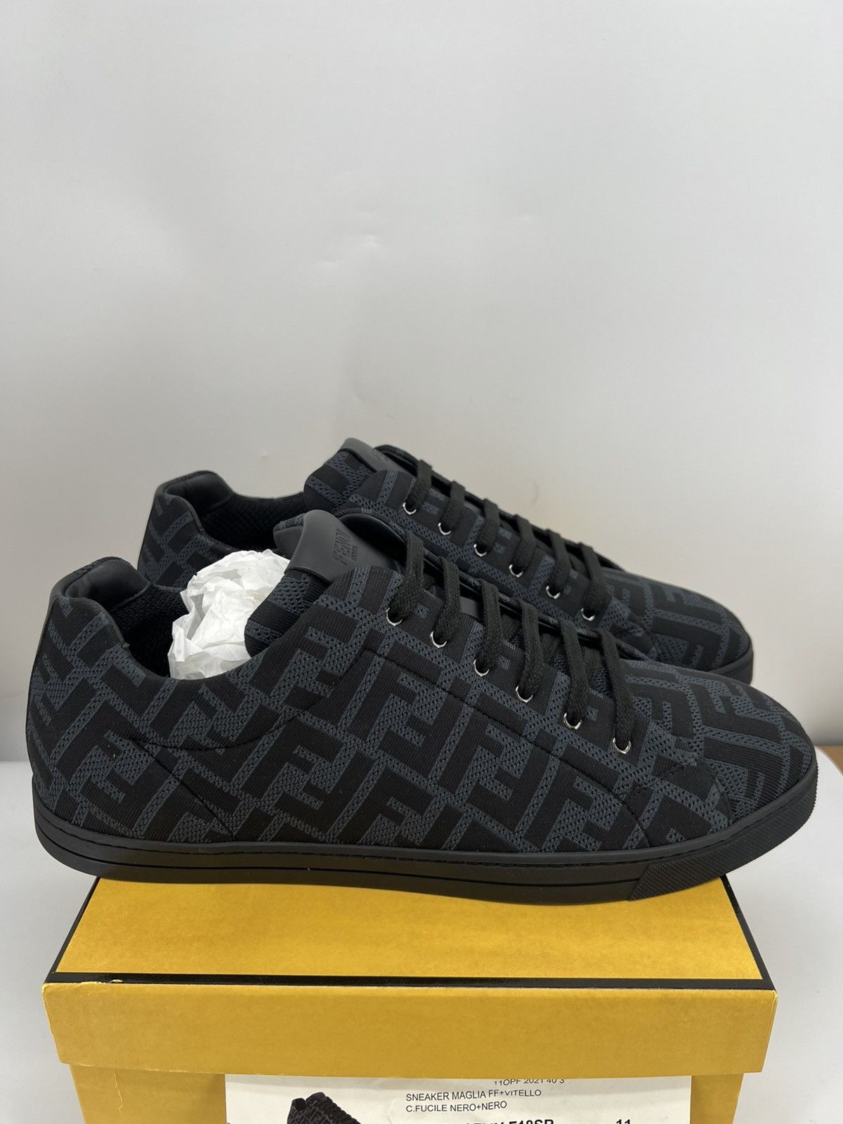 Fendi Fendi Fabric Low Top sneakers eu 45 Size US 12 / EU 45 - 1 Thumbnail