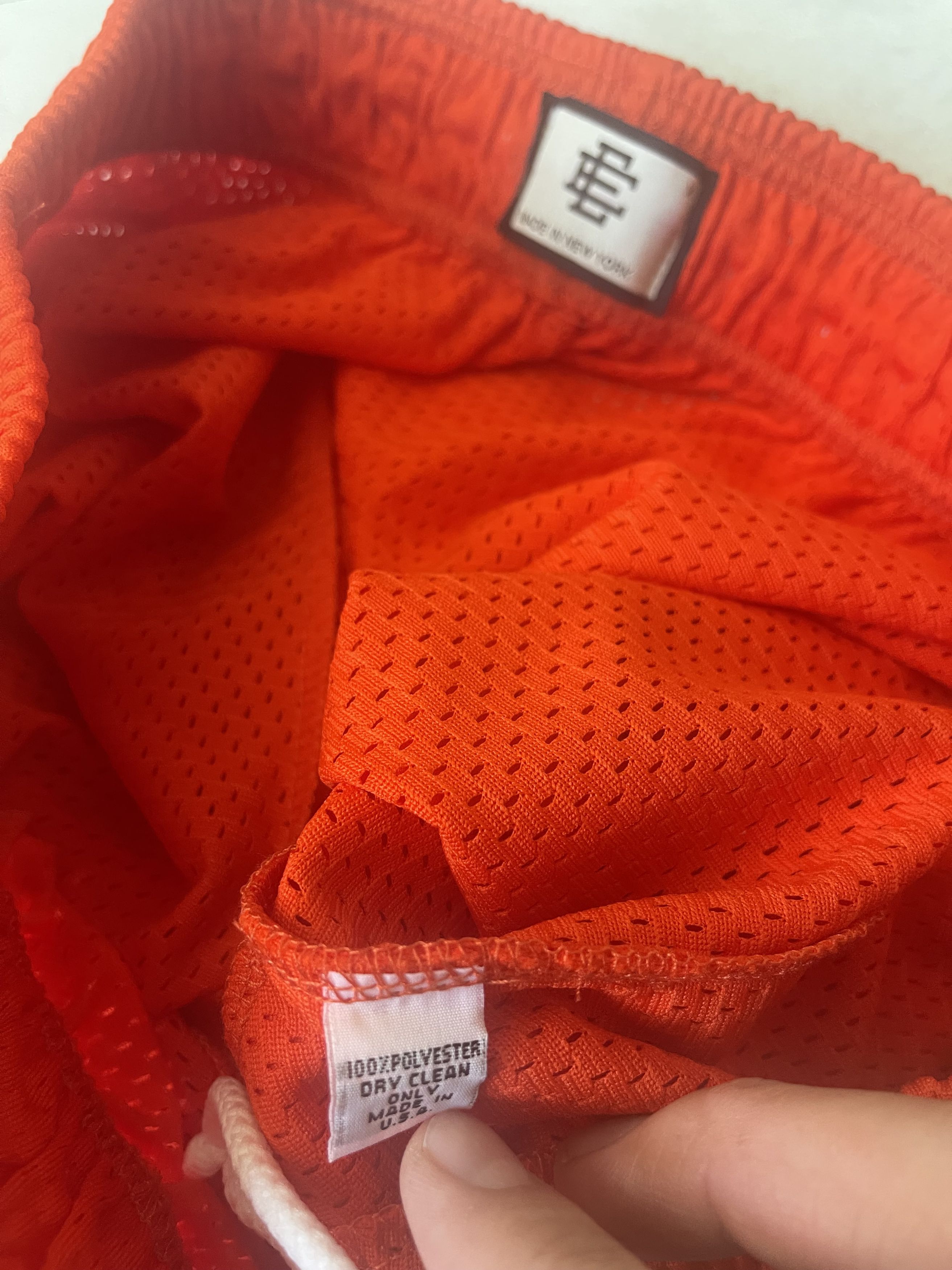 Eric Emanuel Eric Emanuel EE Basic Short - Orange XL Size US 35 - 3 Thumbnail