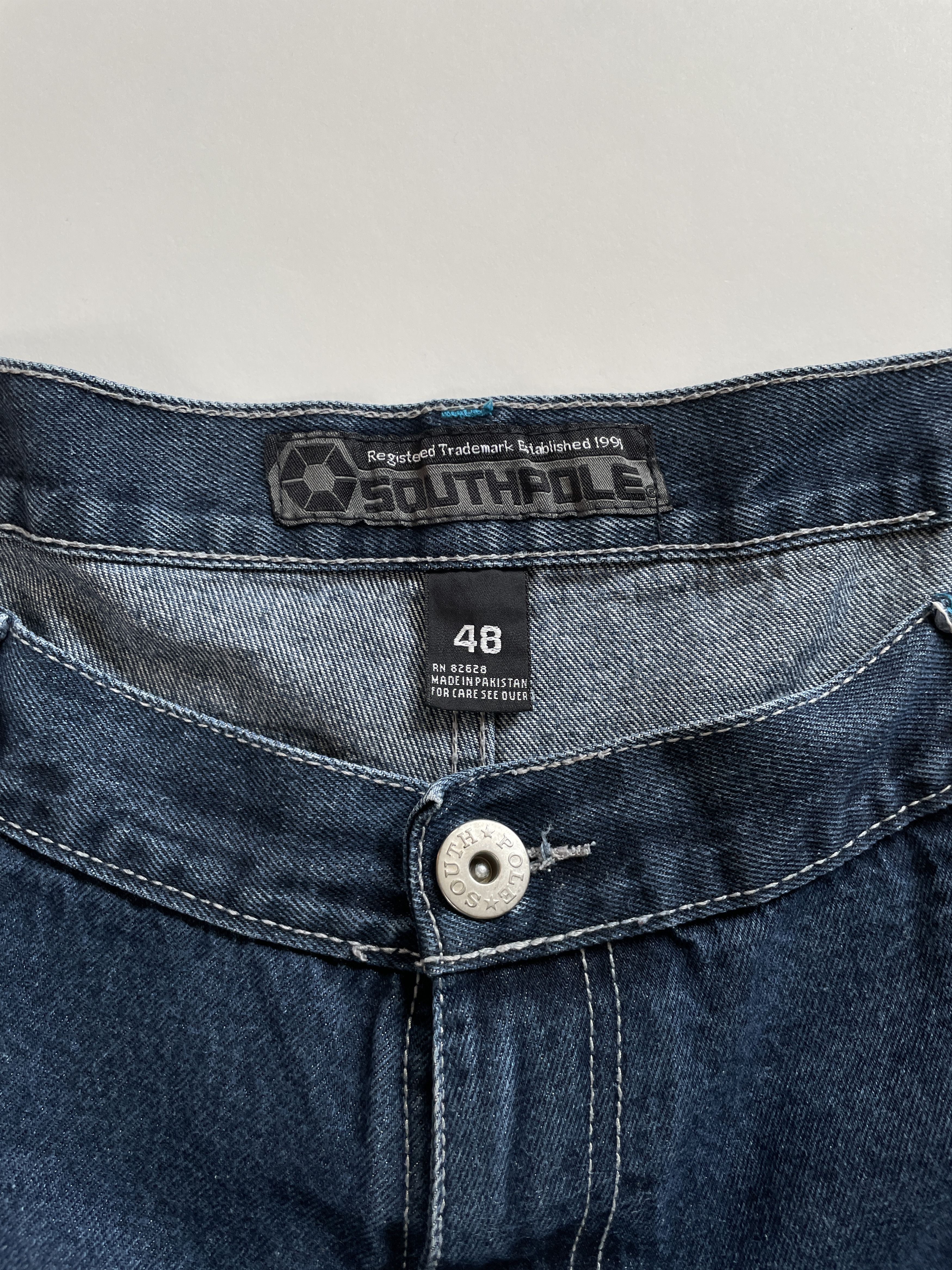 Southpole 2000s Southpole Baggy Faded Jeans Shorts Jorts Size US 44 / EU 60 - 5 Thumbnail