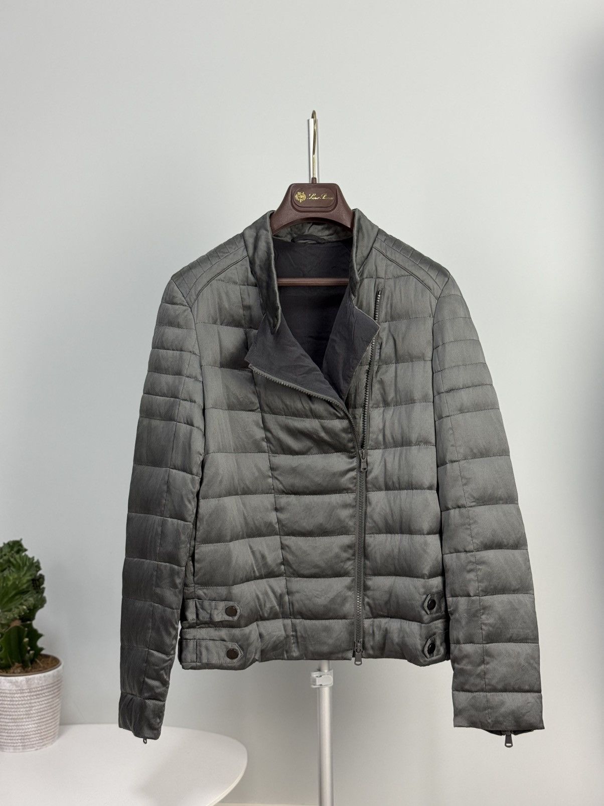 Brunello Cucinelli Brunello Cucinelli Ledies Silk Goose Down Jacket Size M / US 6-8 / IT 42-44 - 3 Thumbnail