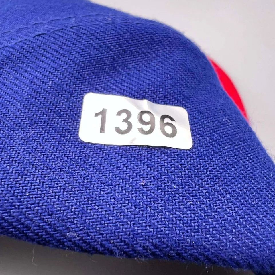 New Era Los Angeles LA Dodgers Hat Men 7 5/8 Blue Red MLB Fitted Cap Size ONE SIZE - 8 Thumbnail