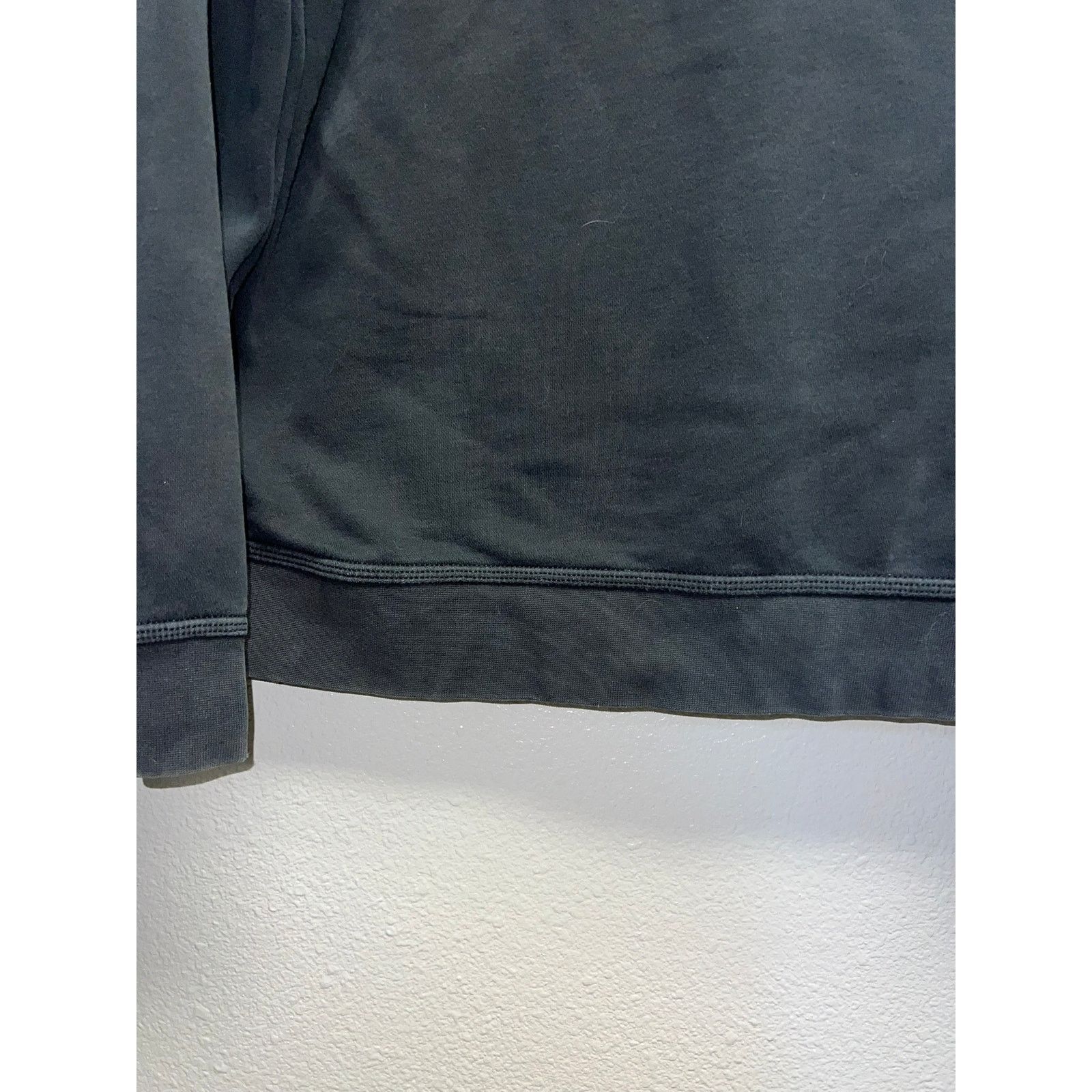 Vintage Nike Club Hoodie Black Pullover White Logo Swoosh Pull Over Size US L / EU 52-54 / 3 - 9 Thumbnail