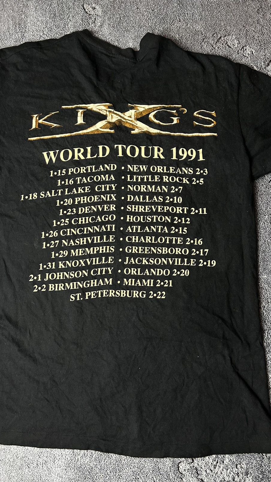King × Last Kings × Vintage Vintage 80s KING'S X band t-shirt PEARL JAM NIRVANA Size US M / EU 48-50 / 2 - 1 Thumbnail
