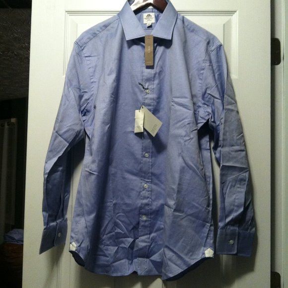 J.Crew J.CREW THOMAS MASON MENS NEW COTTON DRESS SHIRT 17.5/35 Size US XL / EU 56 / 4 - 2 Thumbnail