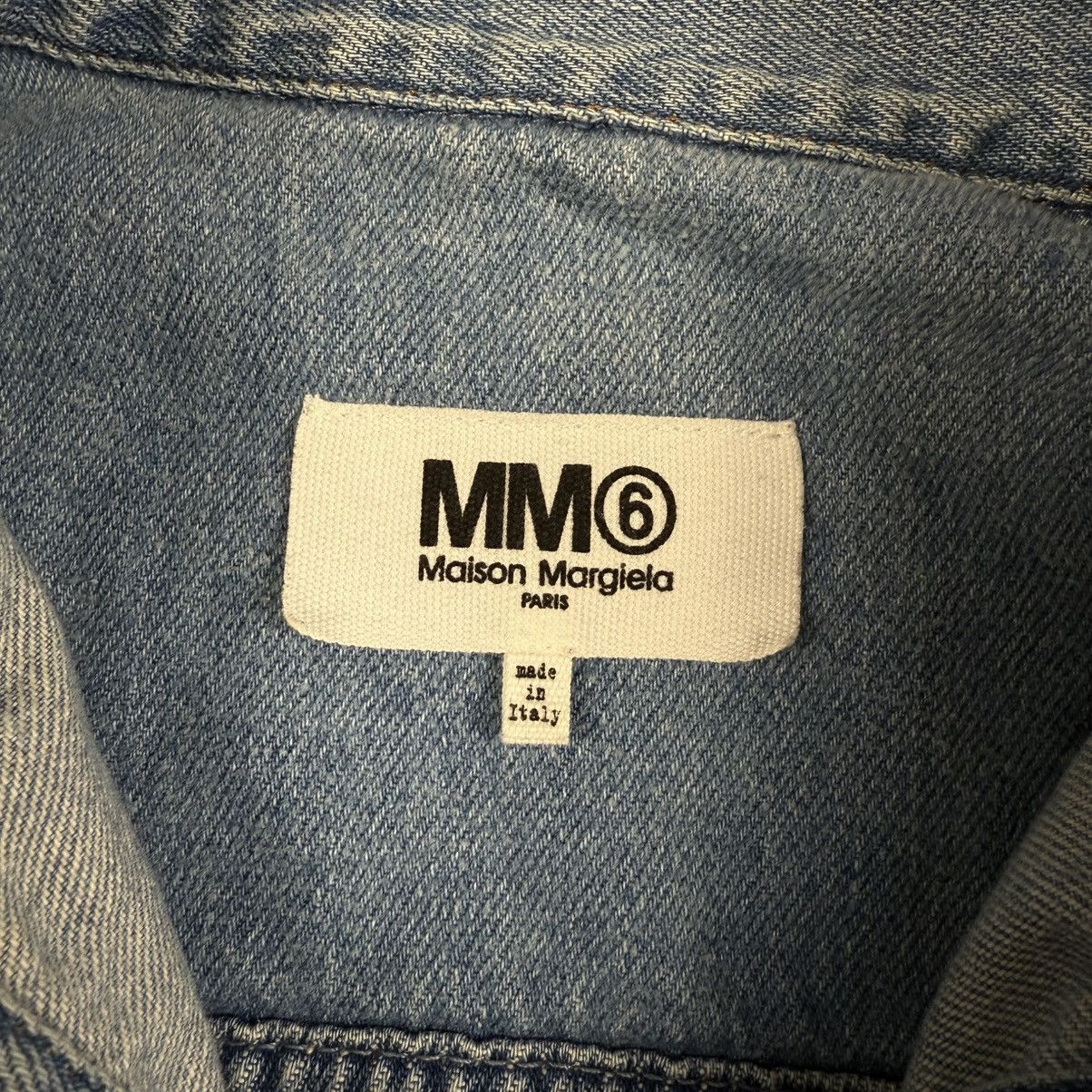 Maison Margiela SS2017 Maison Margiela Two Tone Blue Denim Jacket Size US M / EU 48-50 / 2 - 4 Thumbnail