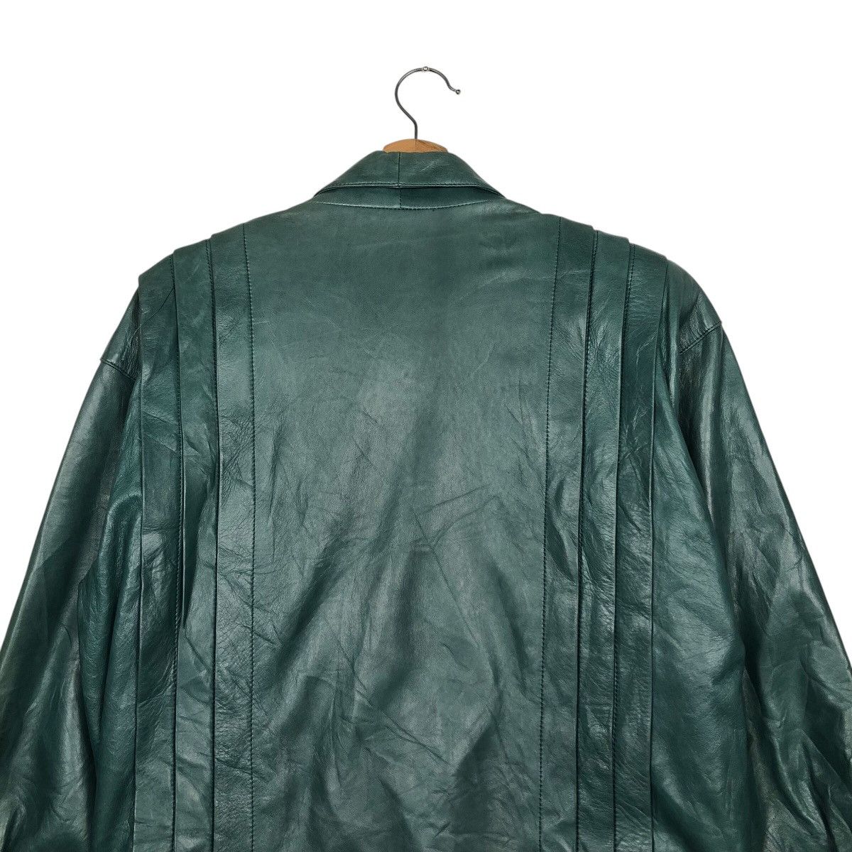 Japanese Brand 📌Vintage Biker Bomber Leather Jacket Cizenne Issey Miyake Size US M / EU 48-50 / 2 - 10 Thumbnail
