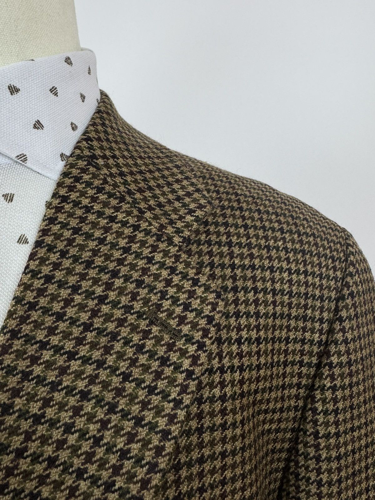 Chaps Ralph Lauren Chaps Ralph Lauren Vintage Pied-de-poule tweed wool Blazer Size 40R - 3 Thumbnail