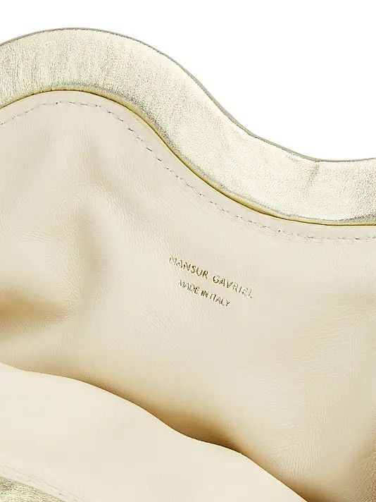 Mansur Gavriel os11x0126 Size: OS / Baci Metallic Crossbody Bag in Gold Size ONE SIZE - 6 Thumbnail