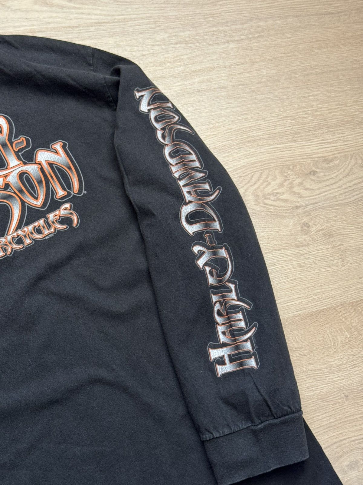 Vintage Vintage Harley Davidson Graceland y2k Faded Long Sleeve Size US L / EU 52-54 / 3 - 4 Thumbnail