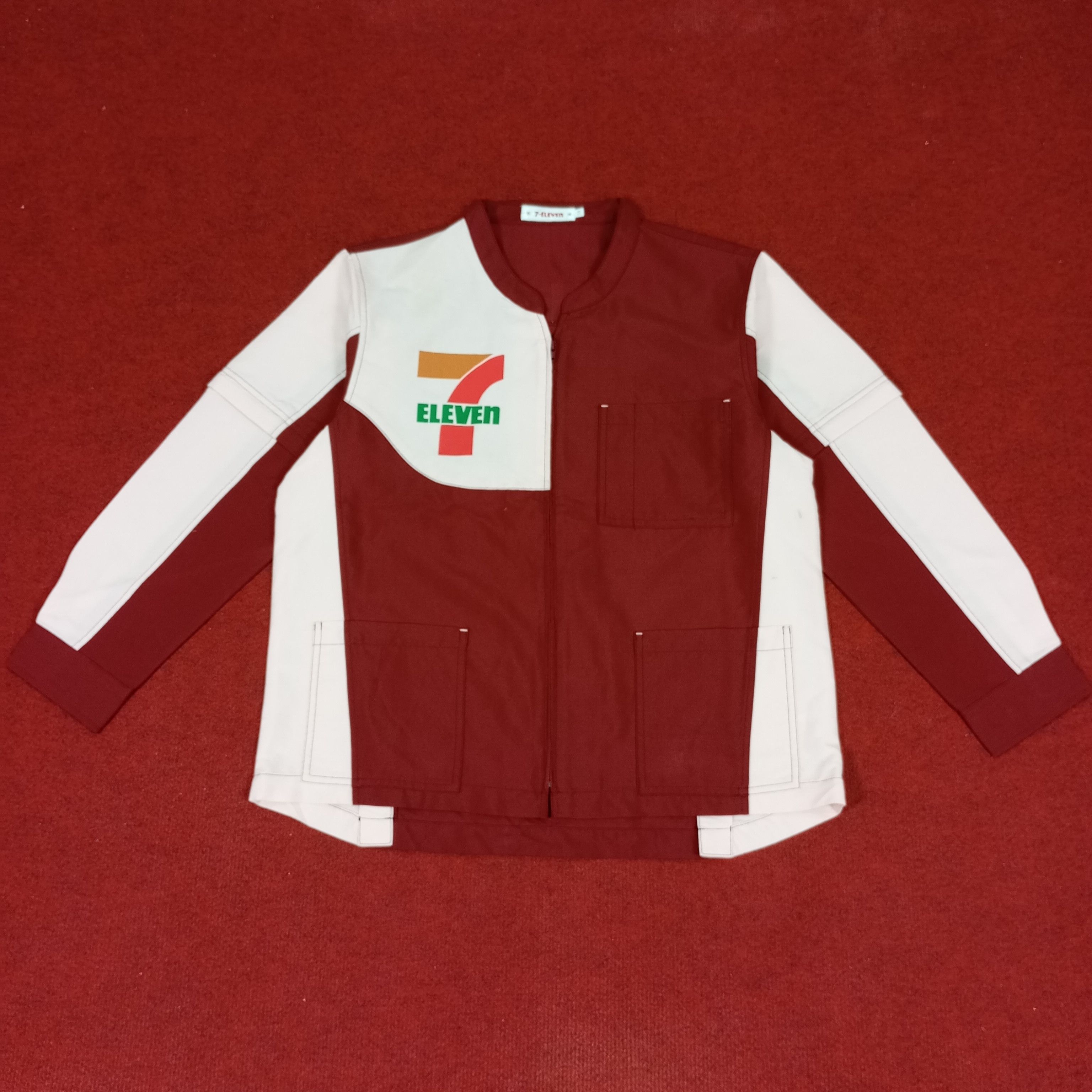 Japanese Brand × Vintage 7 Eleven Japanese Workers Workwear Jacket Size US M / EU 48-50 / 2 - 1 Thumbnail