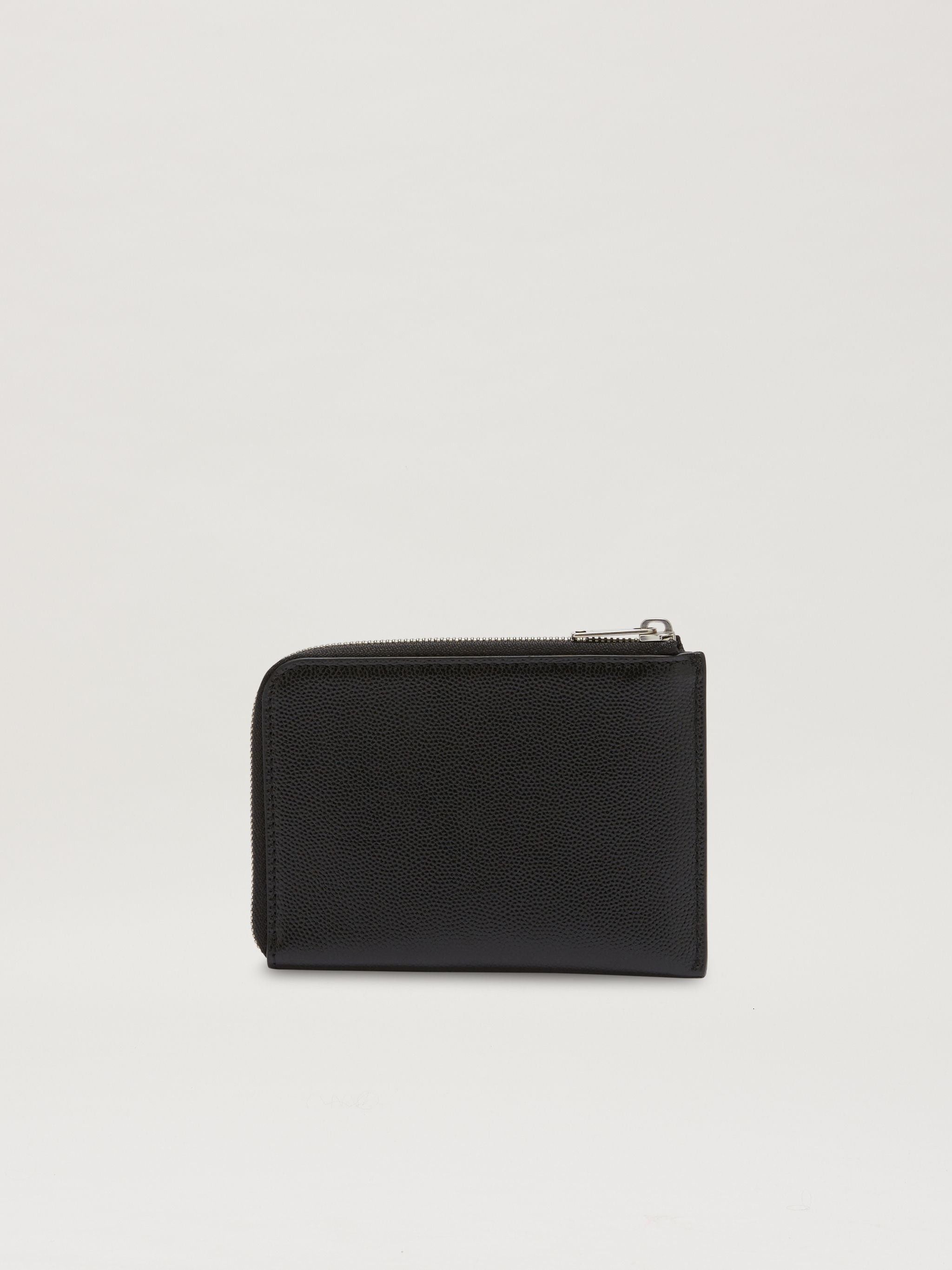 Palm Angels o1gr1nt0325 Size: OS / Logo Zipped Card Holder in Black Size ONE SIZE - 2 Thumbnail