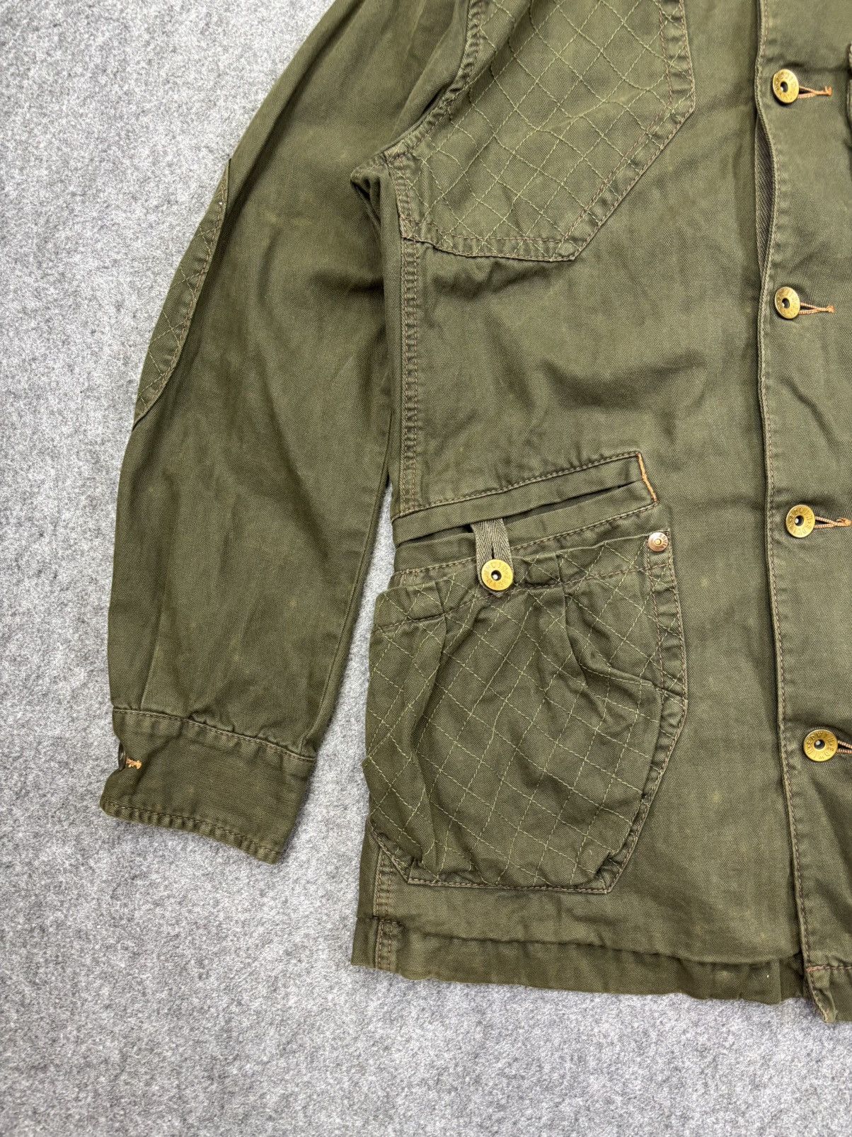 Edwin 💥Archival💥Edwin Guerilla Style HBT Fabric Jacket F919 Size US L / EU 52-54 / 3 - 7 Thumbnail
