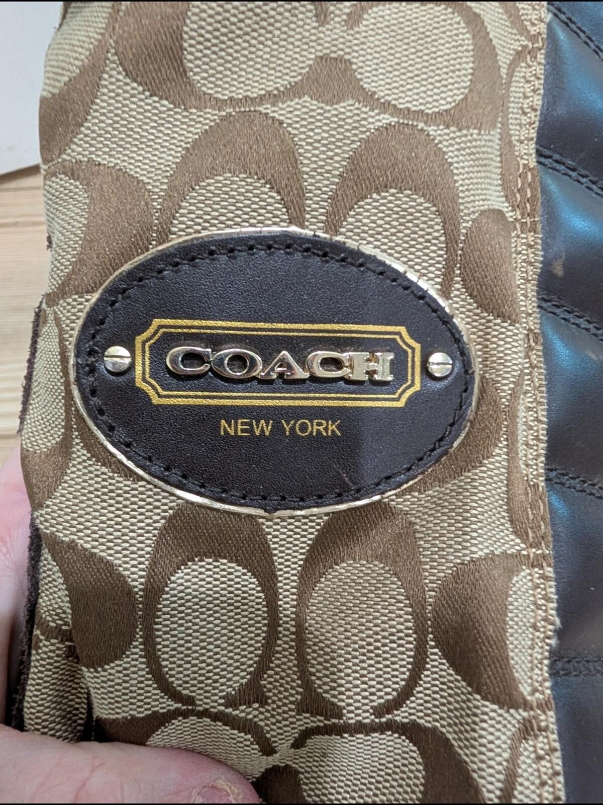 Coach Coach Brown Logo-Print Lace-Up Winter Boots Size US 9 / IT 39 - 4 Thumbnail