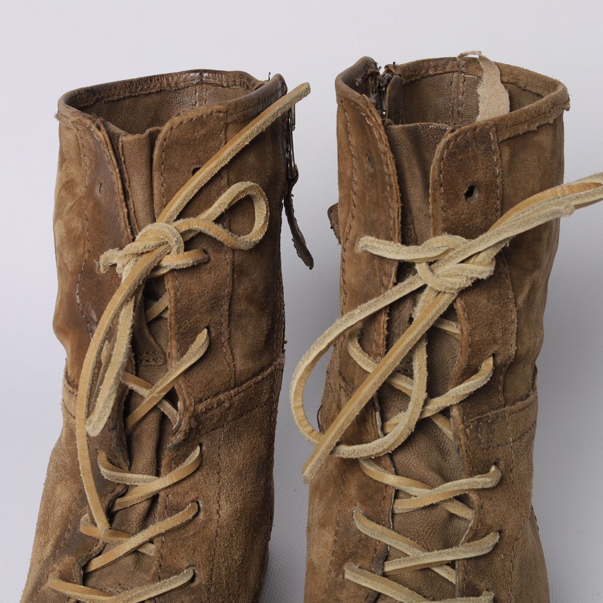 A.S.98 AS 98 Ankle Boots Beige Soft Leather Avantgarde Size US 9 / IT 39 - 8 Thumbnail