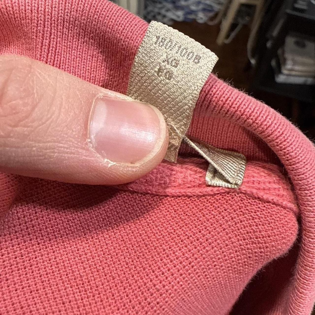 Burberry Y2K Burberry Brit Metal Logo Pink Polo Shirt Size US XL / EU 56 / 4 - 5 Thumbnail