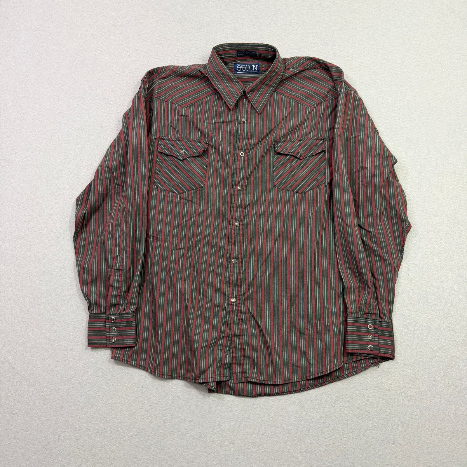 Vintage Vintage Sasson Pearl Snap Western Button Shirt Extra Large Size US XL / EU 56 / 4 - 1 Thumbnail