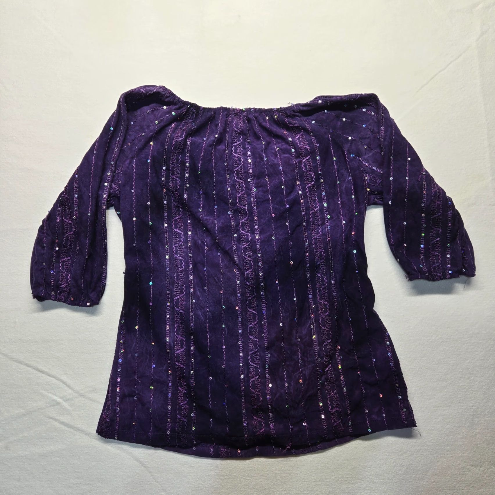 Sea New York Shannon Ford New York Purpl 3/4 Sleeve Shirt Adult Women's PL Petite Large Size L / US 10 / IT 46 - 7 Thumbnail
