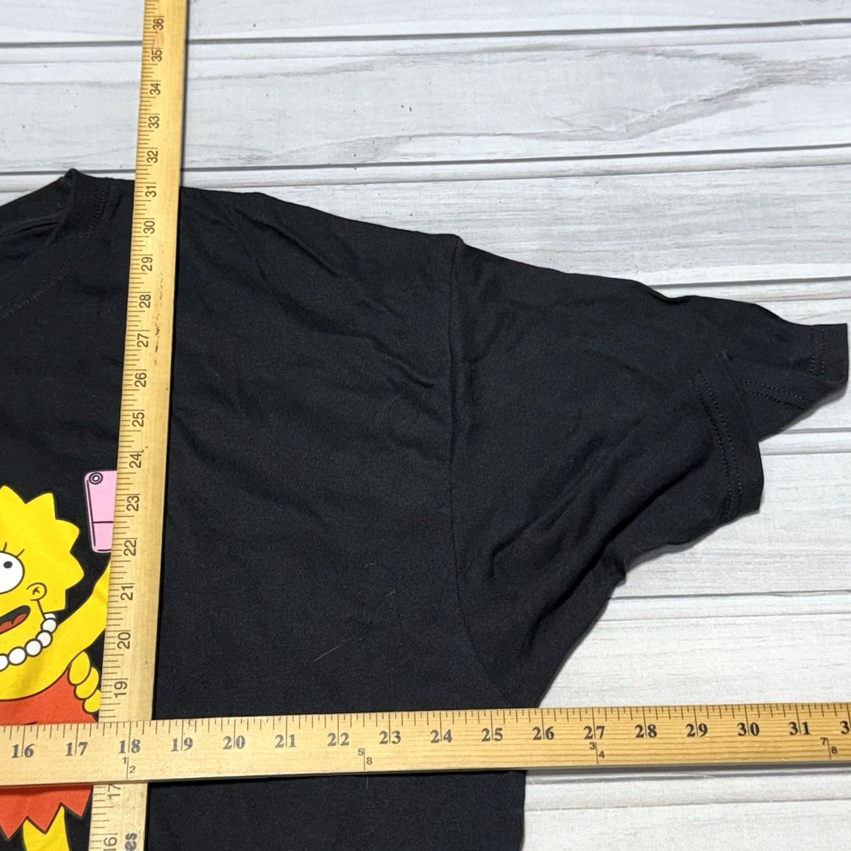Vintage The Simpsons T-Shirt Mens 2XL Black Family Selfie Bart Homer Lisa Maggie Shirt Short Sleeve Crew Neck Cartoon Size US XXL / EU 58 / 5 - 5 Thumbnail