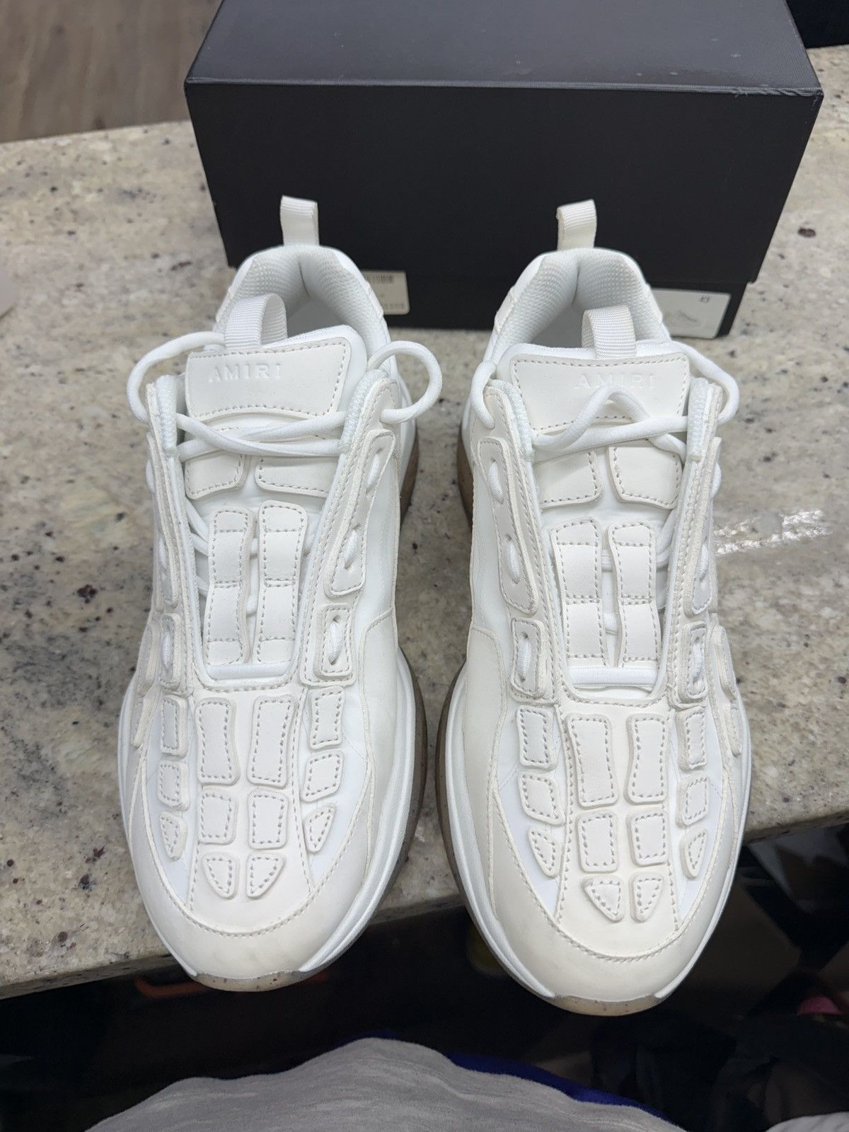 Amiri Amiri White Bone Runners Size US 10 / EU 43 - 3 Thumbnail