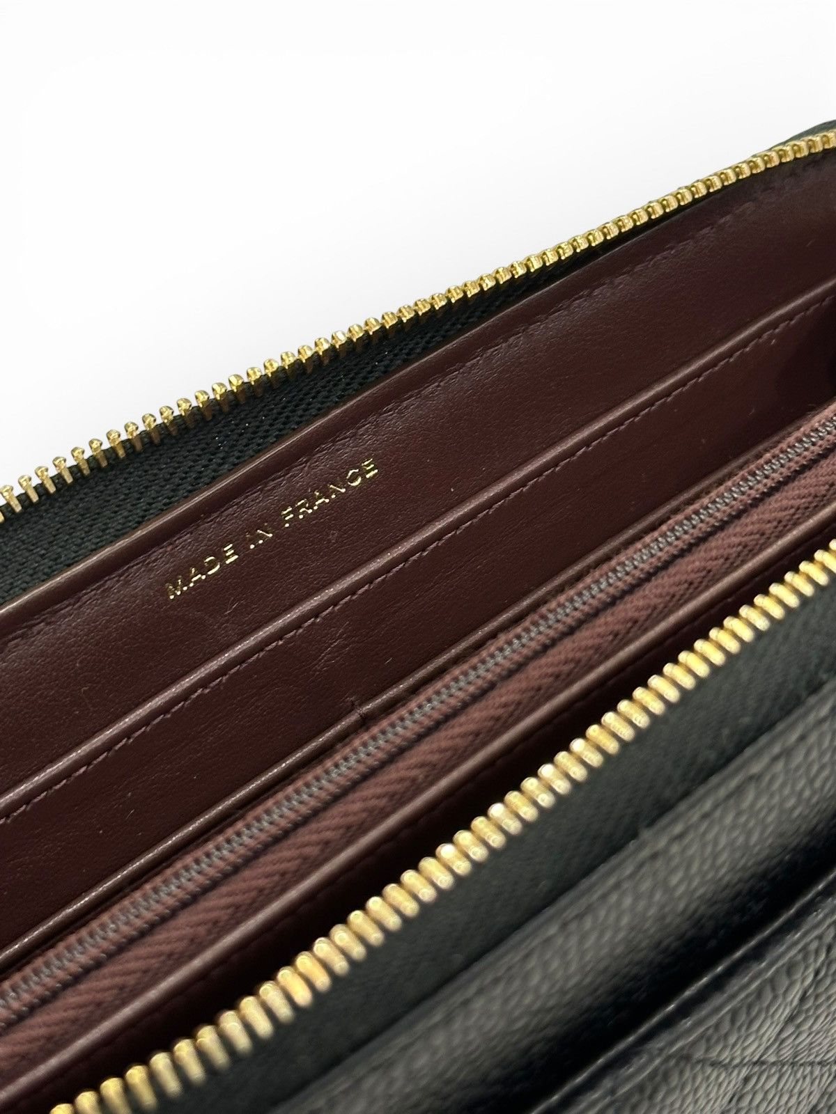 Chanel CHANEL Matelasse Long Wallet Caviar Leather Black Gold Size ONE SIZE - 11 Thumbnail