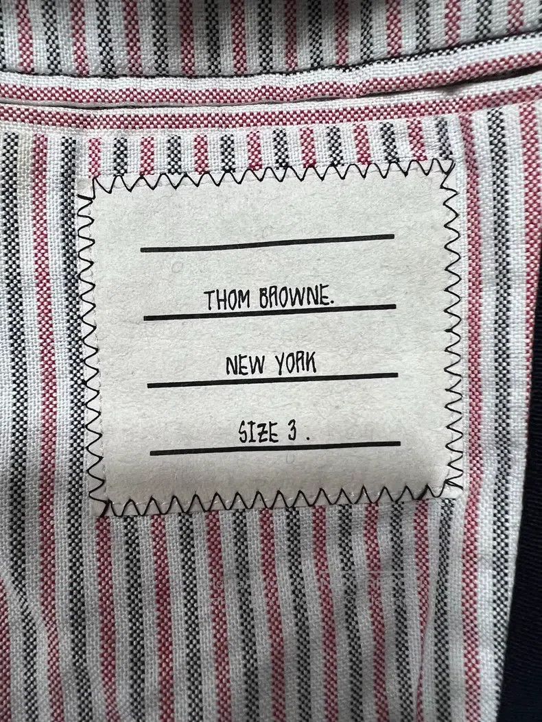 Thom Browne Thom Browne size 3 Dark blue wool coat with gold buttoned s Size 38S - 4 Thumbnail